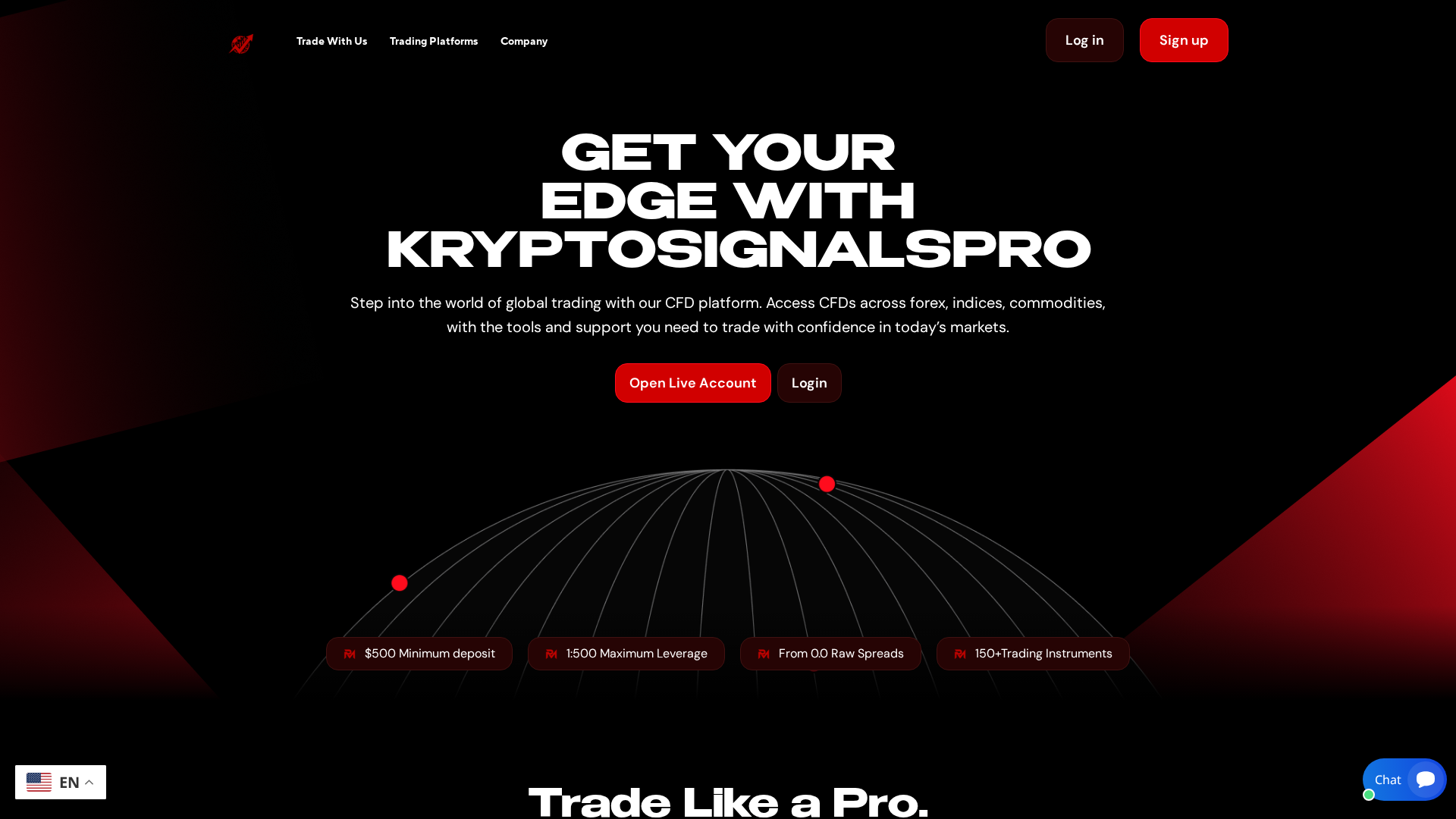 Screenshot of kryptosignalspro.com
