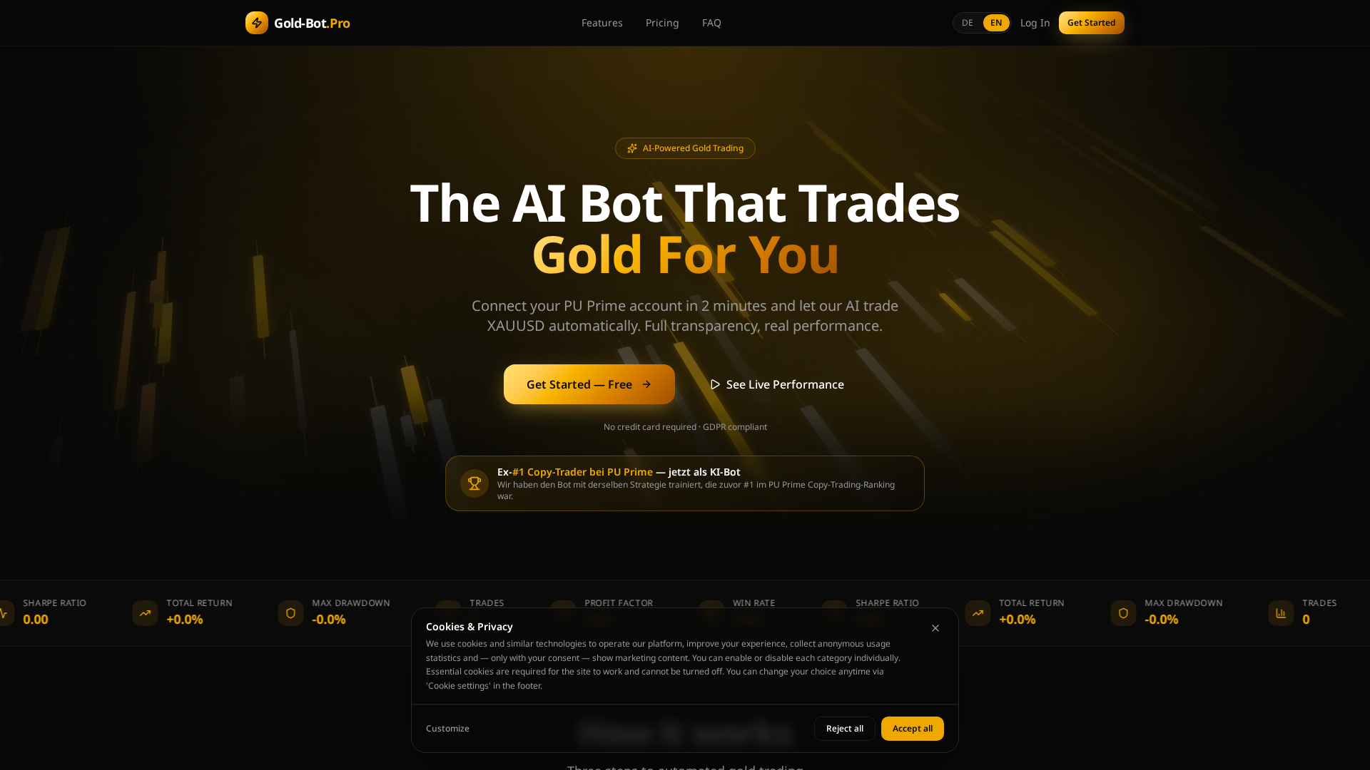 Screenshot of gold-bot.pro