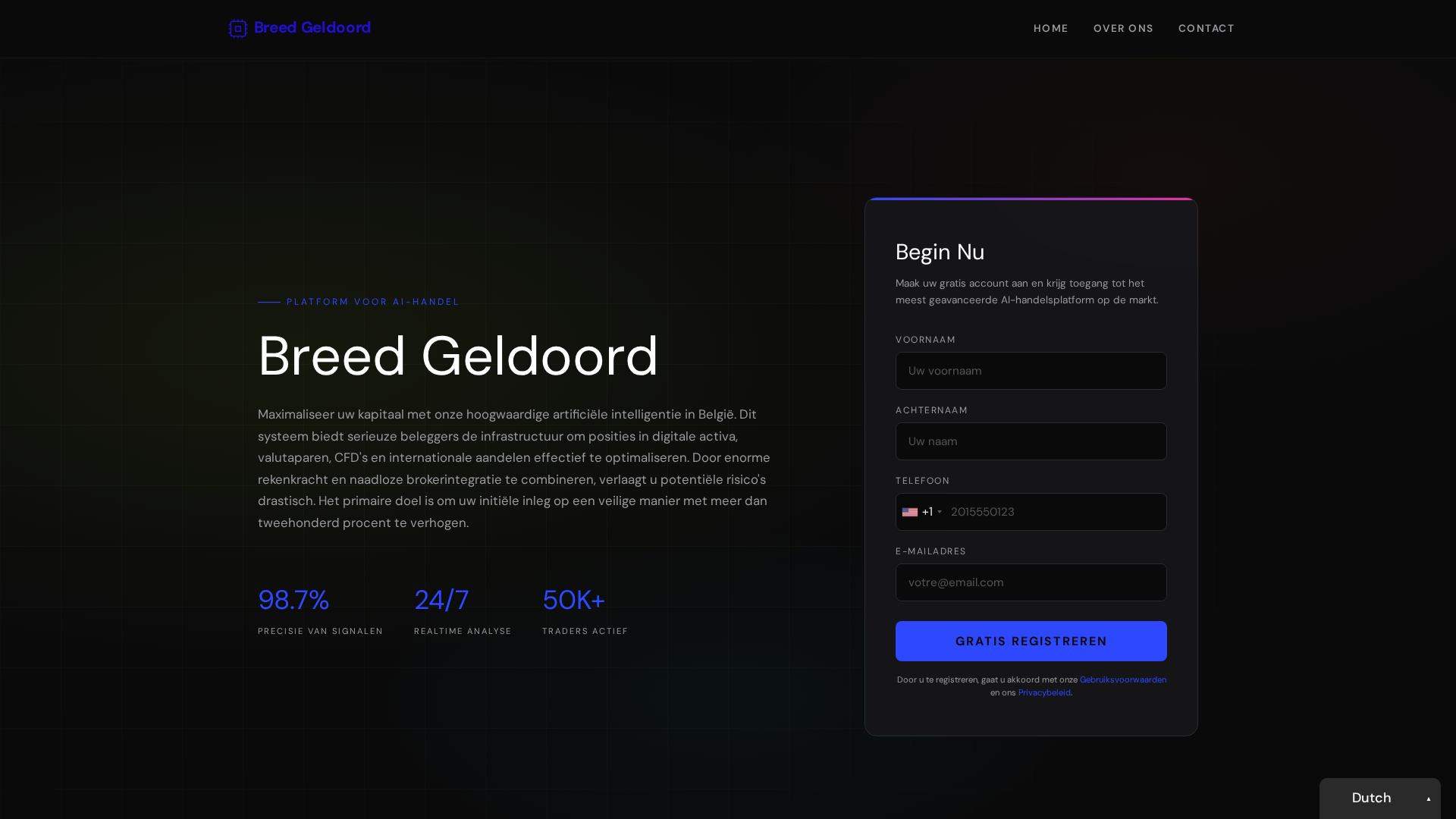 Screenshot of breedgeldoord.org