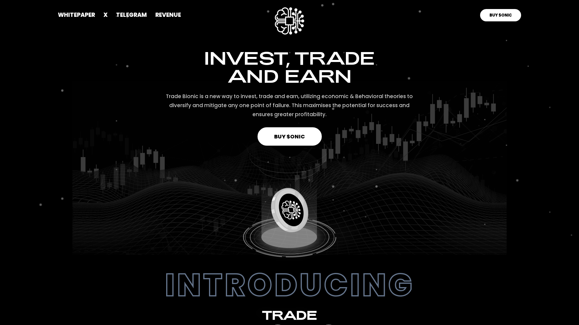 Screenshot of tradebionic.io