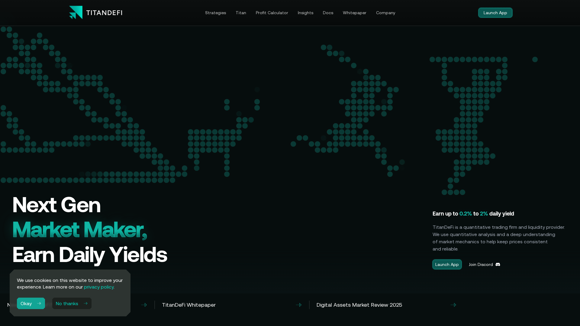 Screenshot of titande.fi