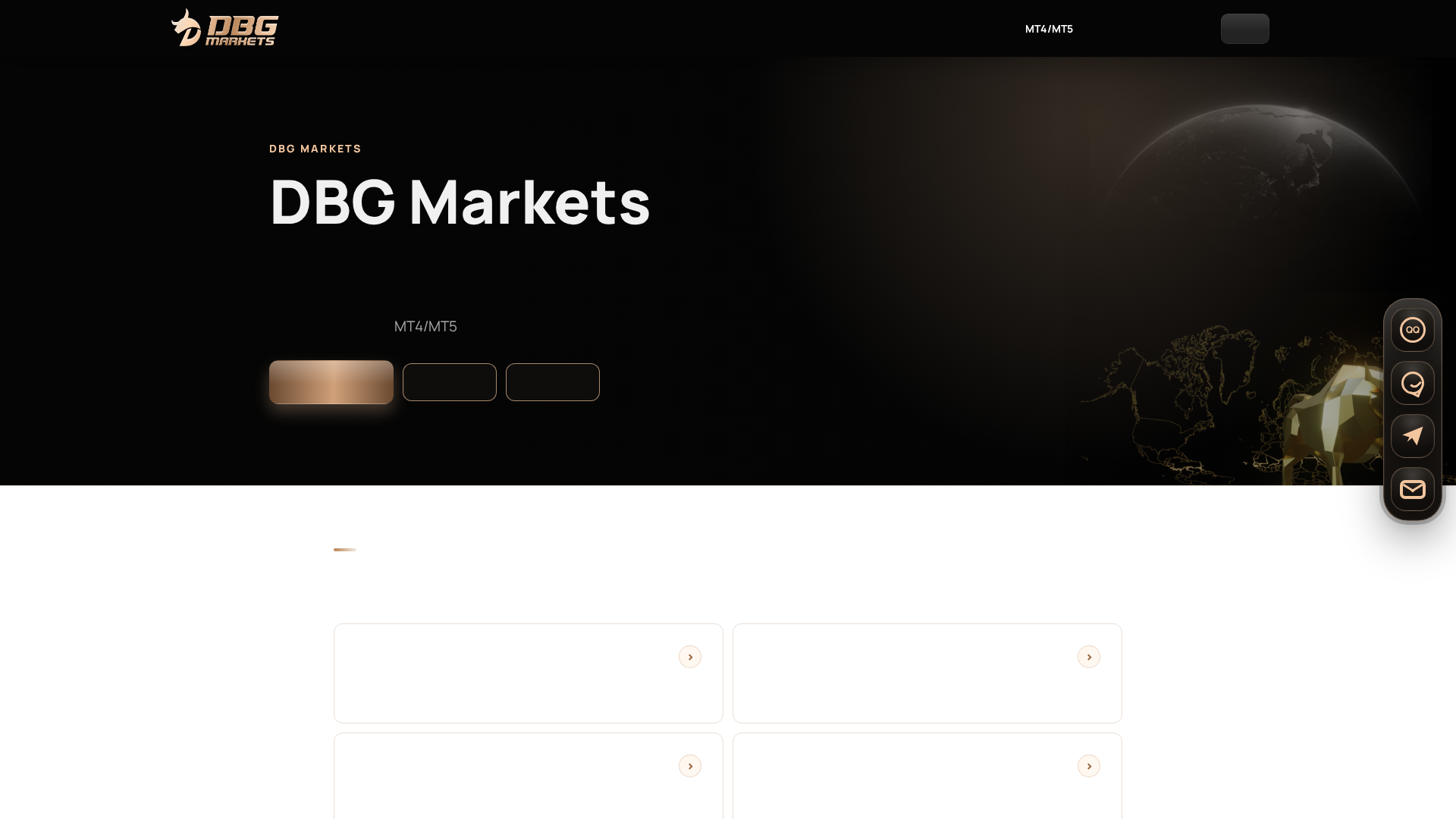Screenshot of dbgmarkets-help.com