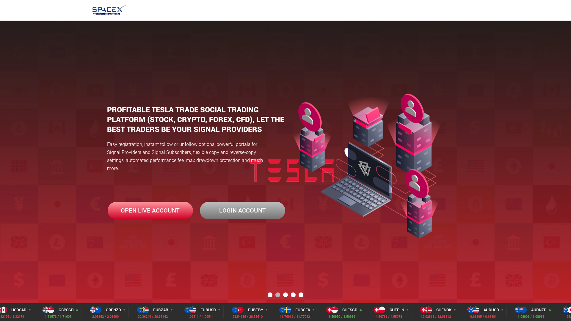 Screenshot of sxstockshares.com