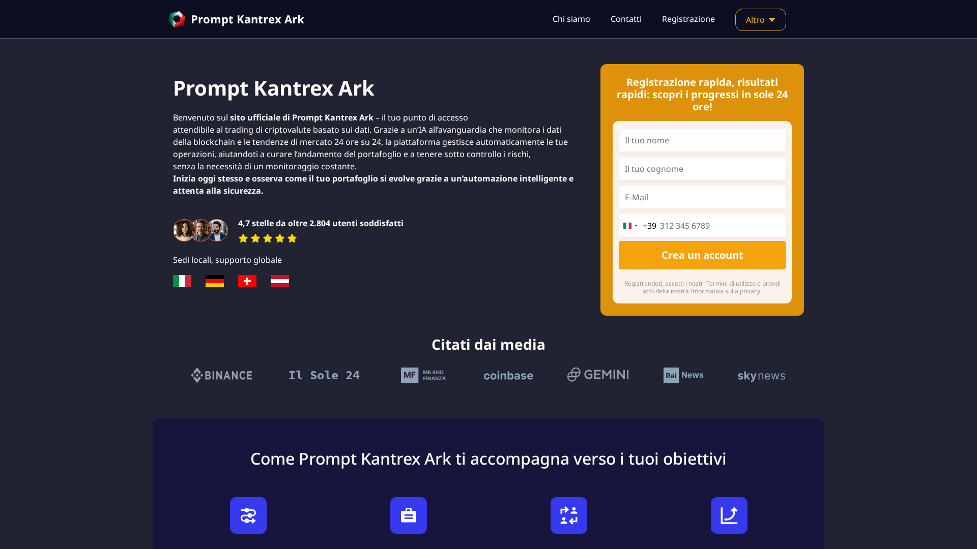 Screenshot of prompt-kantrex-ark.com