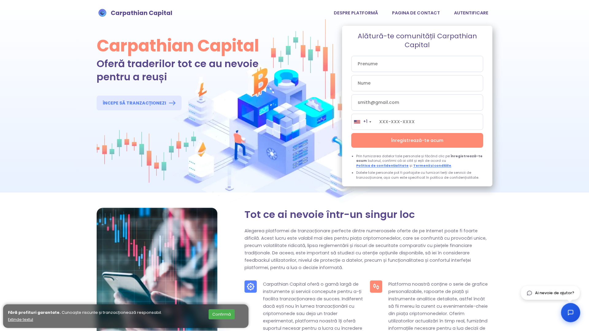 Screenshot of carpathiancapitalai.net