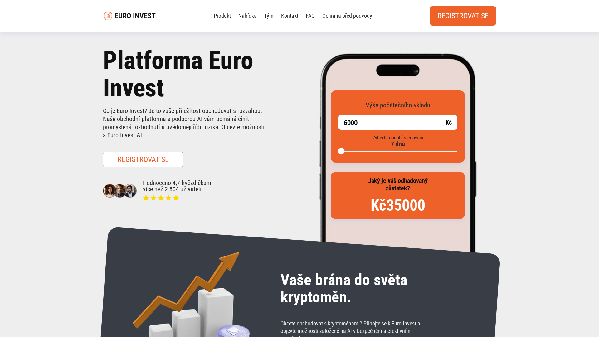Screenshot of euro-invest-cz.com