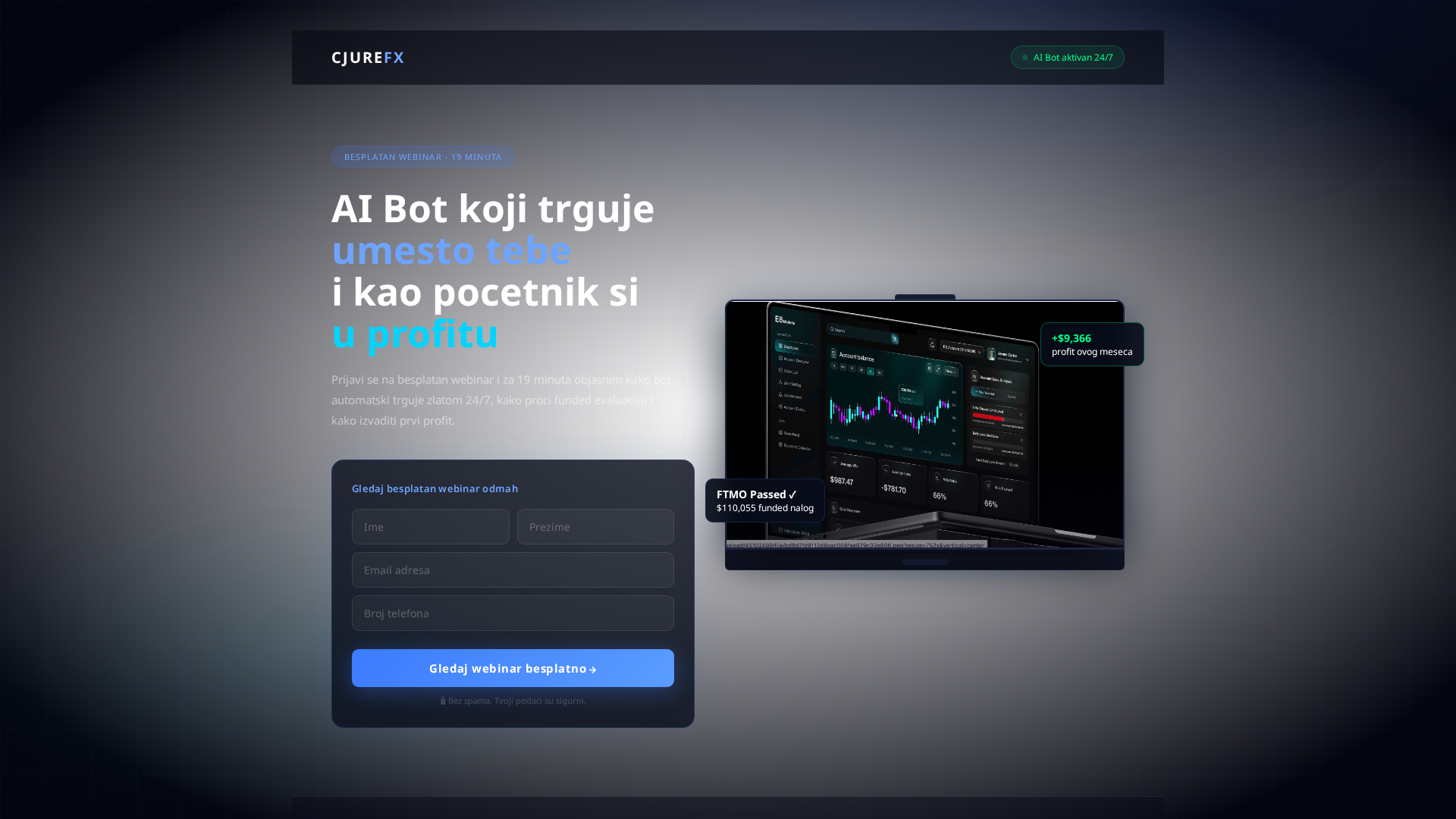 Screenshot of cjurefx.net