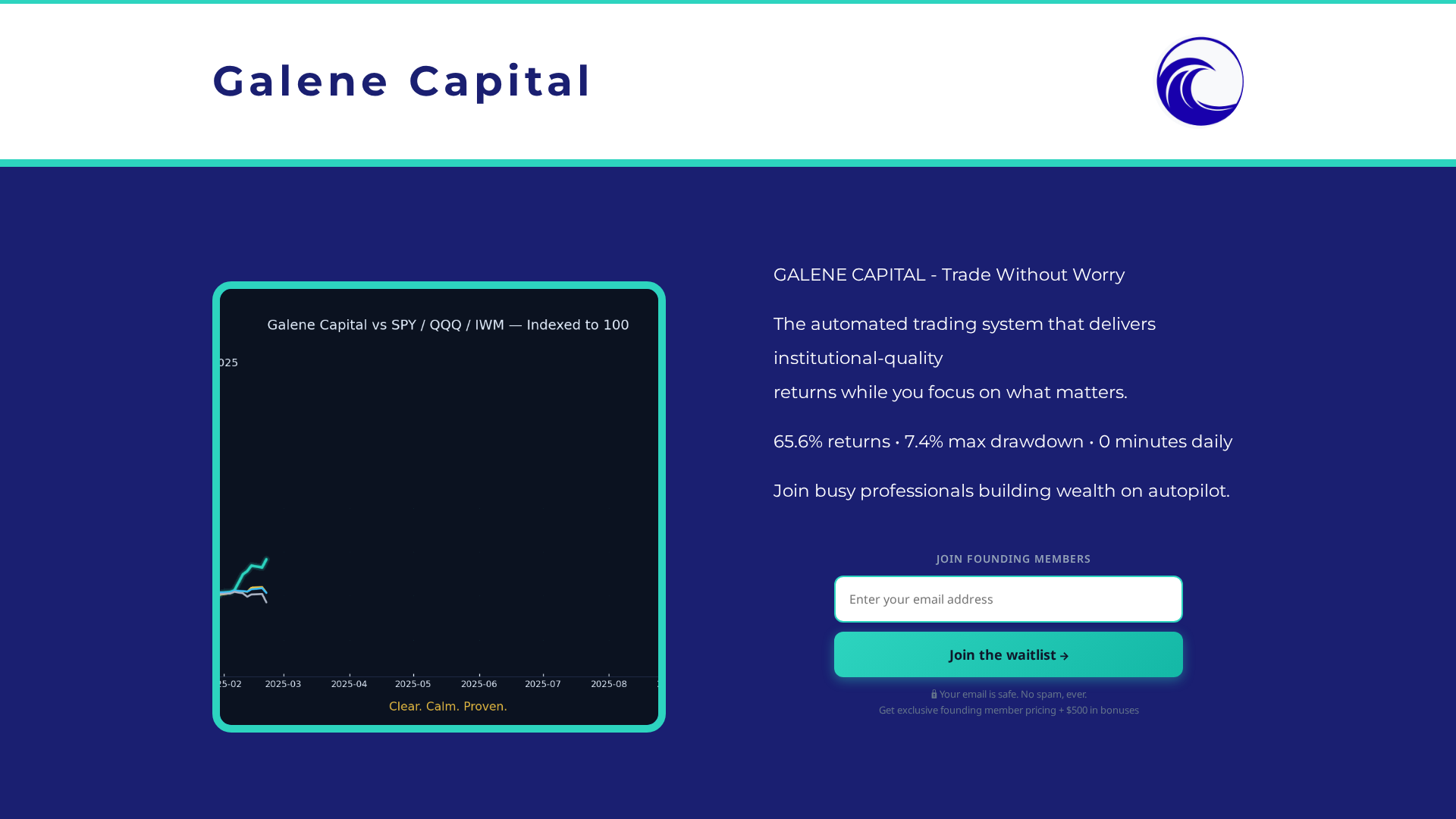 Screenshot of galene.capital