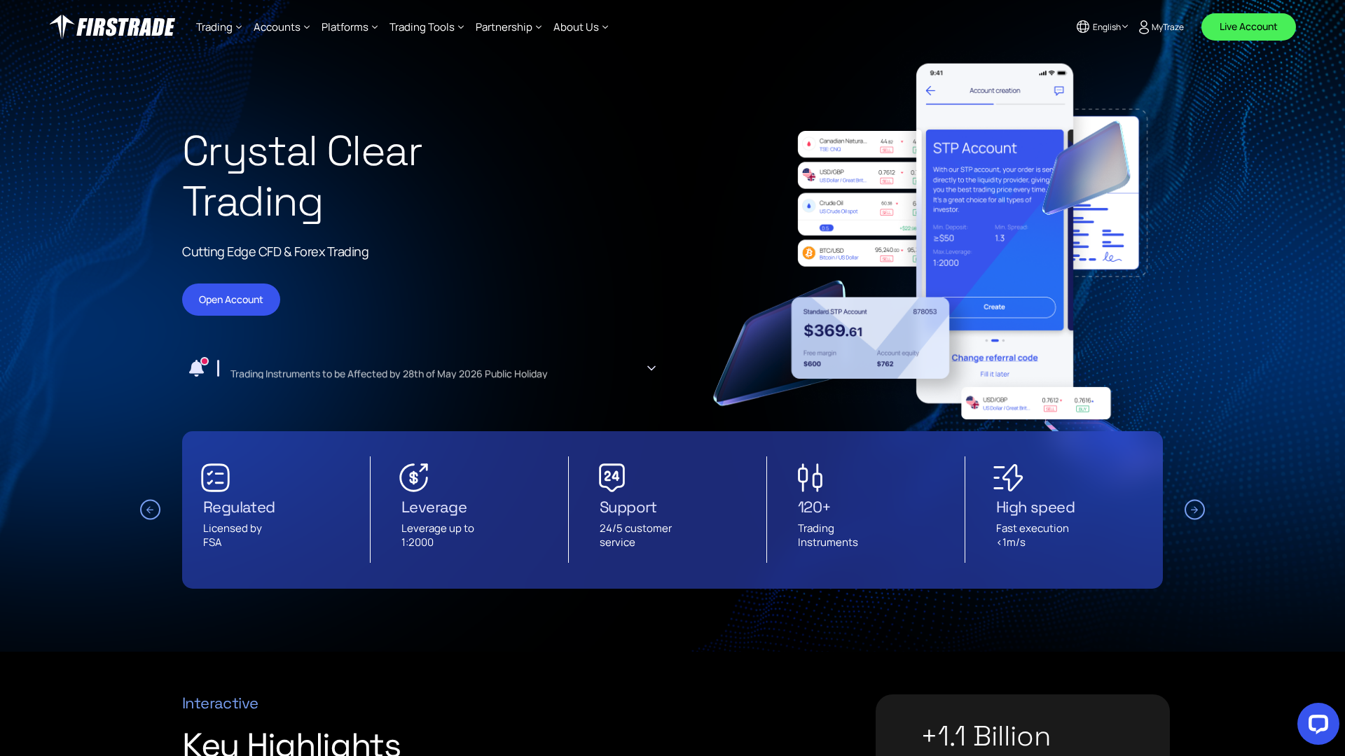 Screenshot of firstradecapital.com