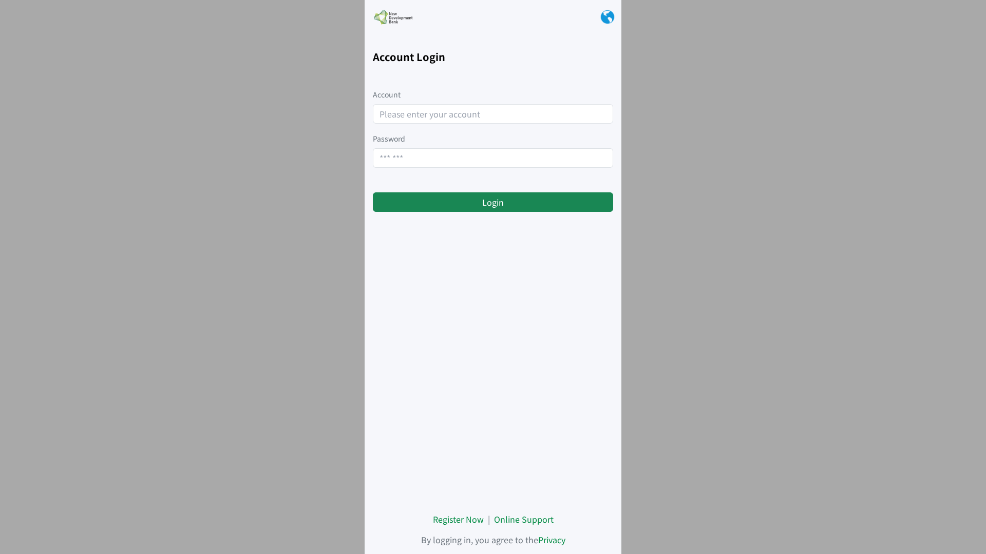 Screenshot of newdevelopmentbankvn.com