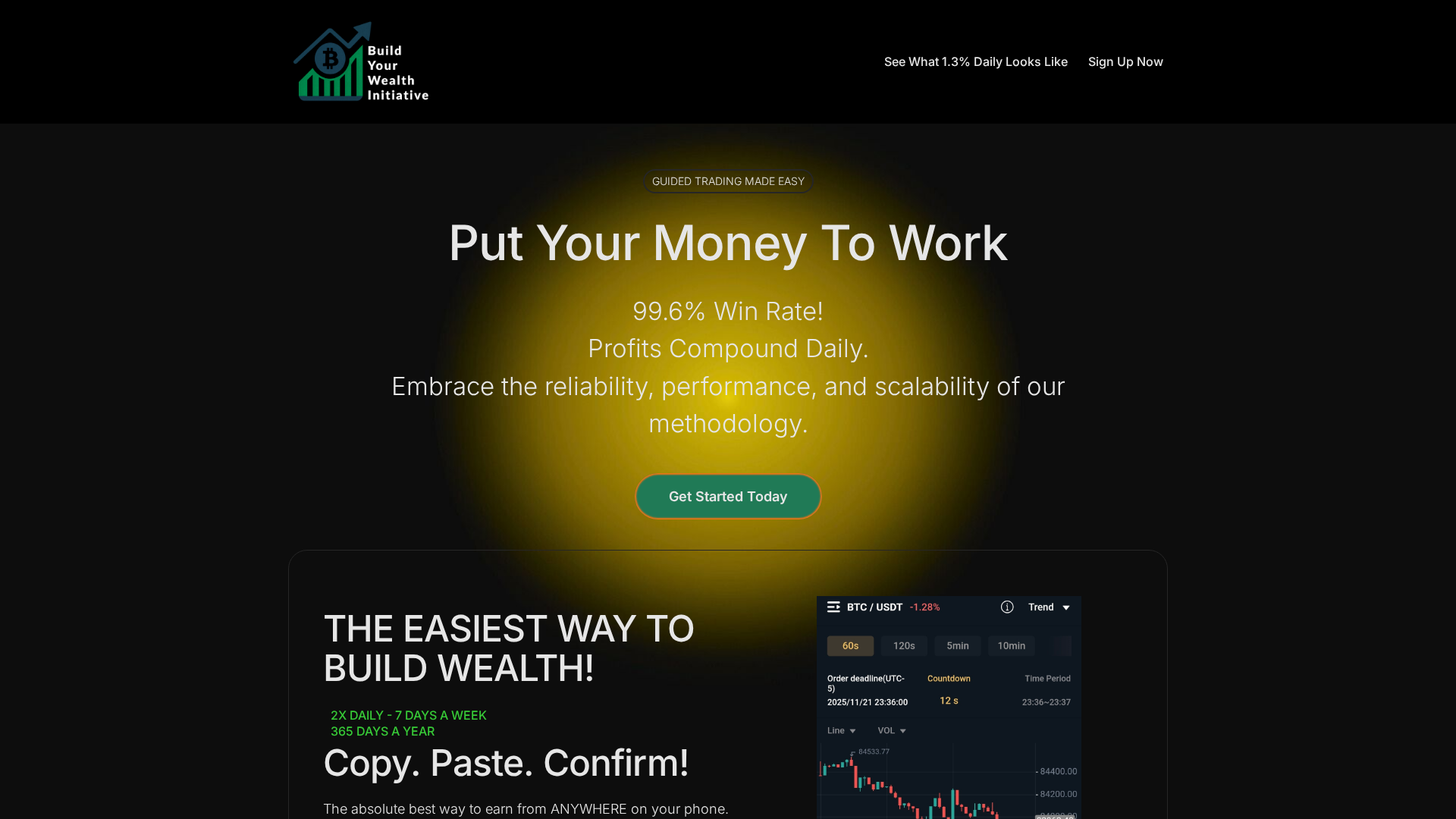 Screenshot of buildyourwealthinitiative.com