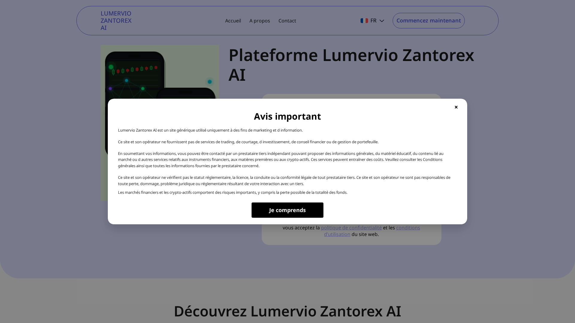 Screenshot of lumervio-zantorex-ai.live