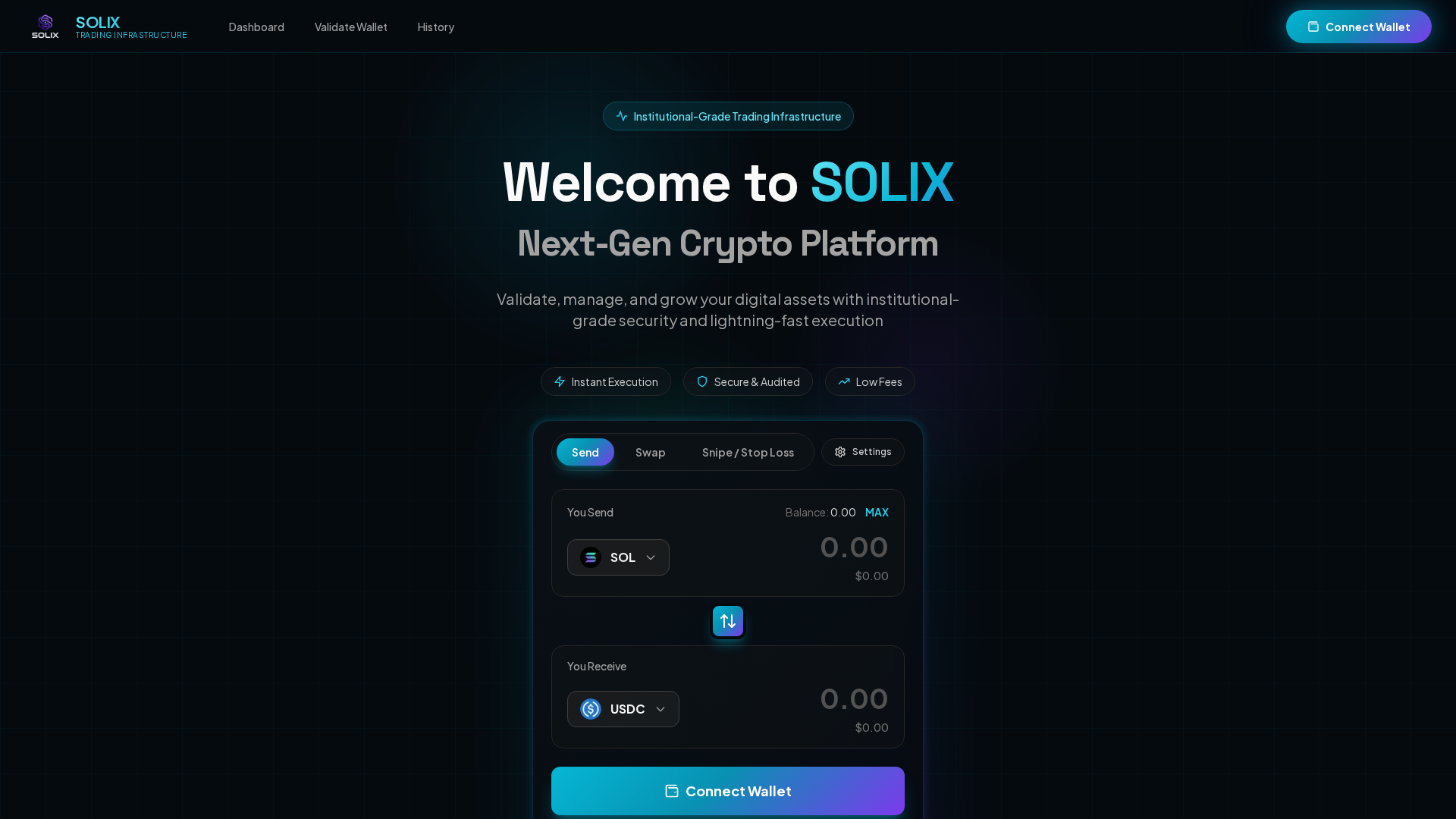 Screenshot of solixpro.net