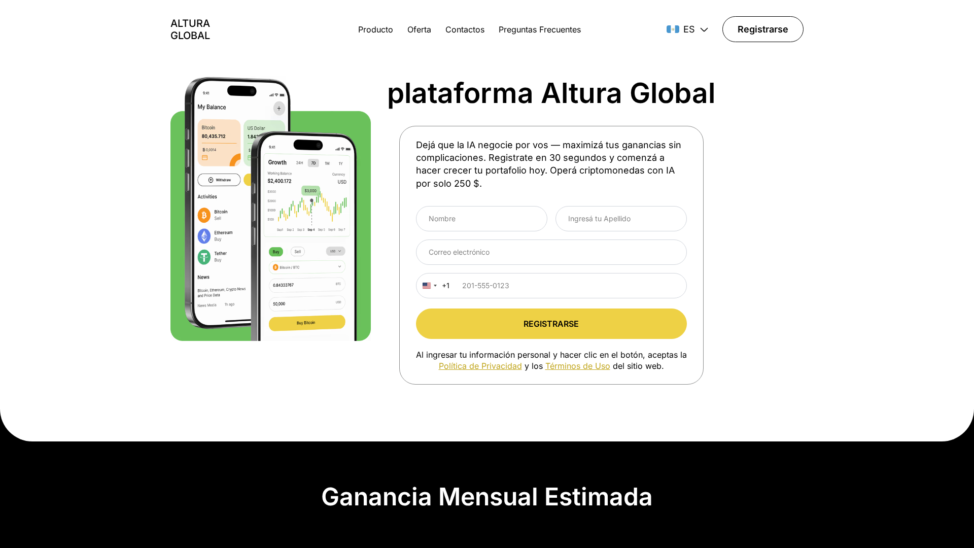 Screenshot of altura-global.net
