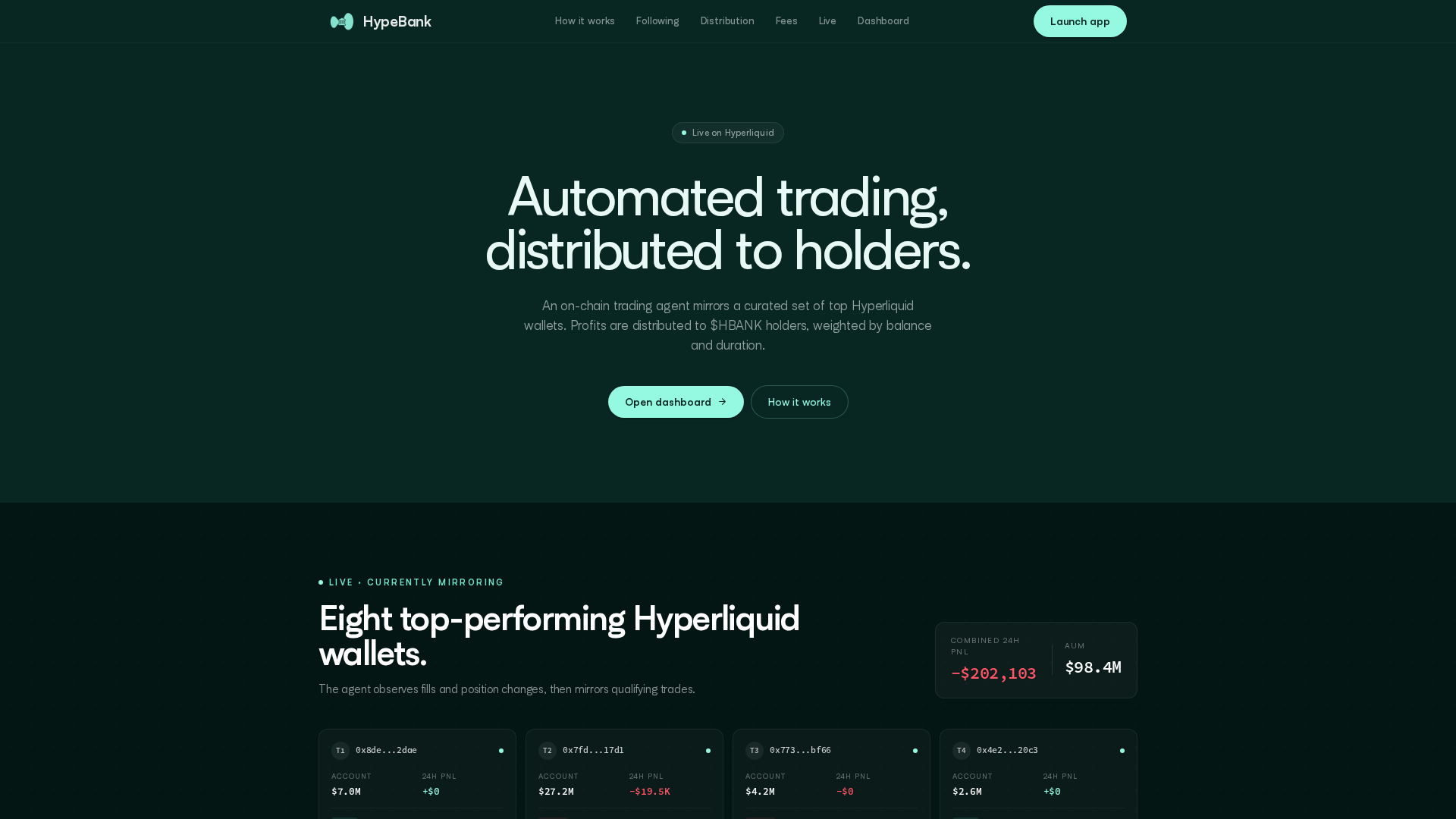 Screenshot of hypebankx.fun