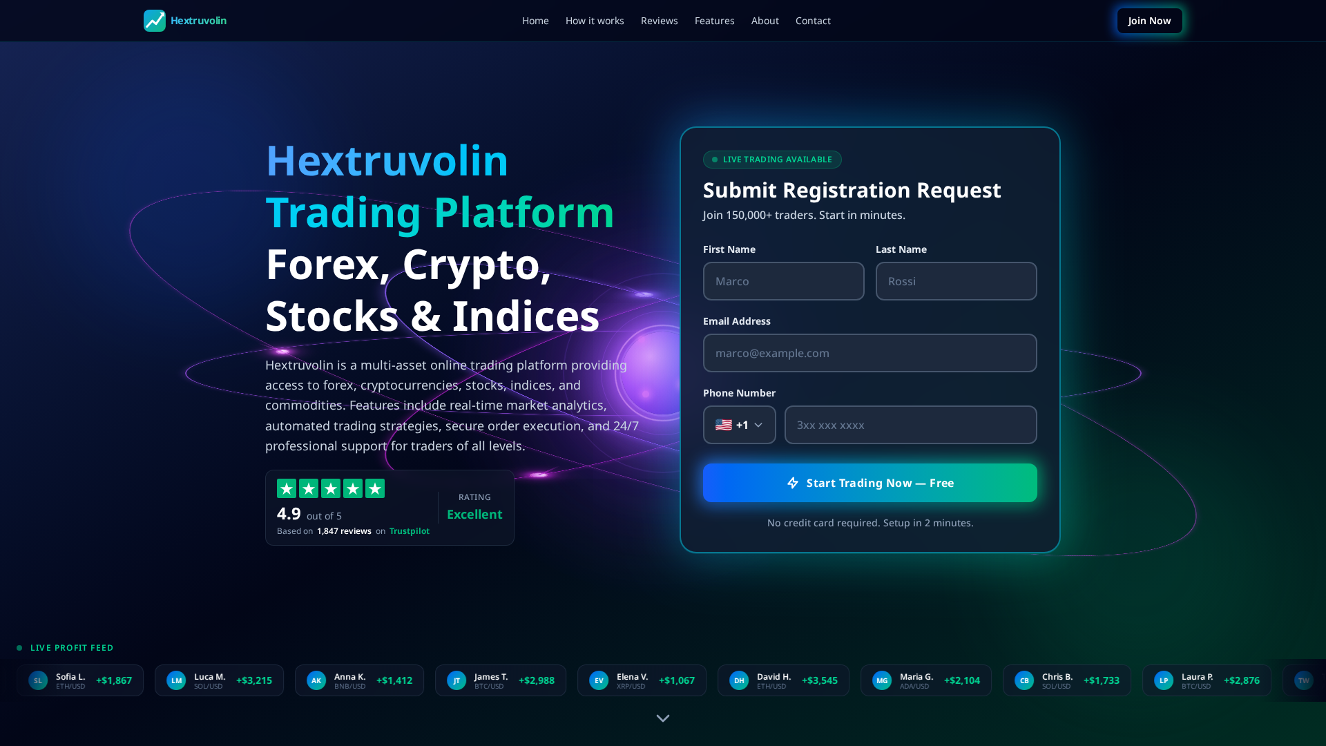 Screenshot of hextruvolin.org