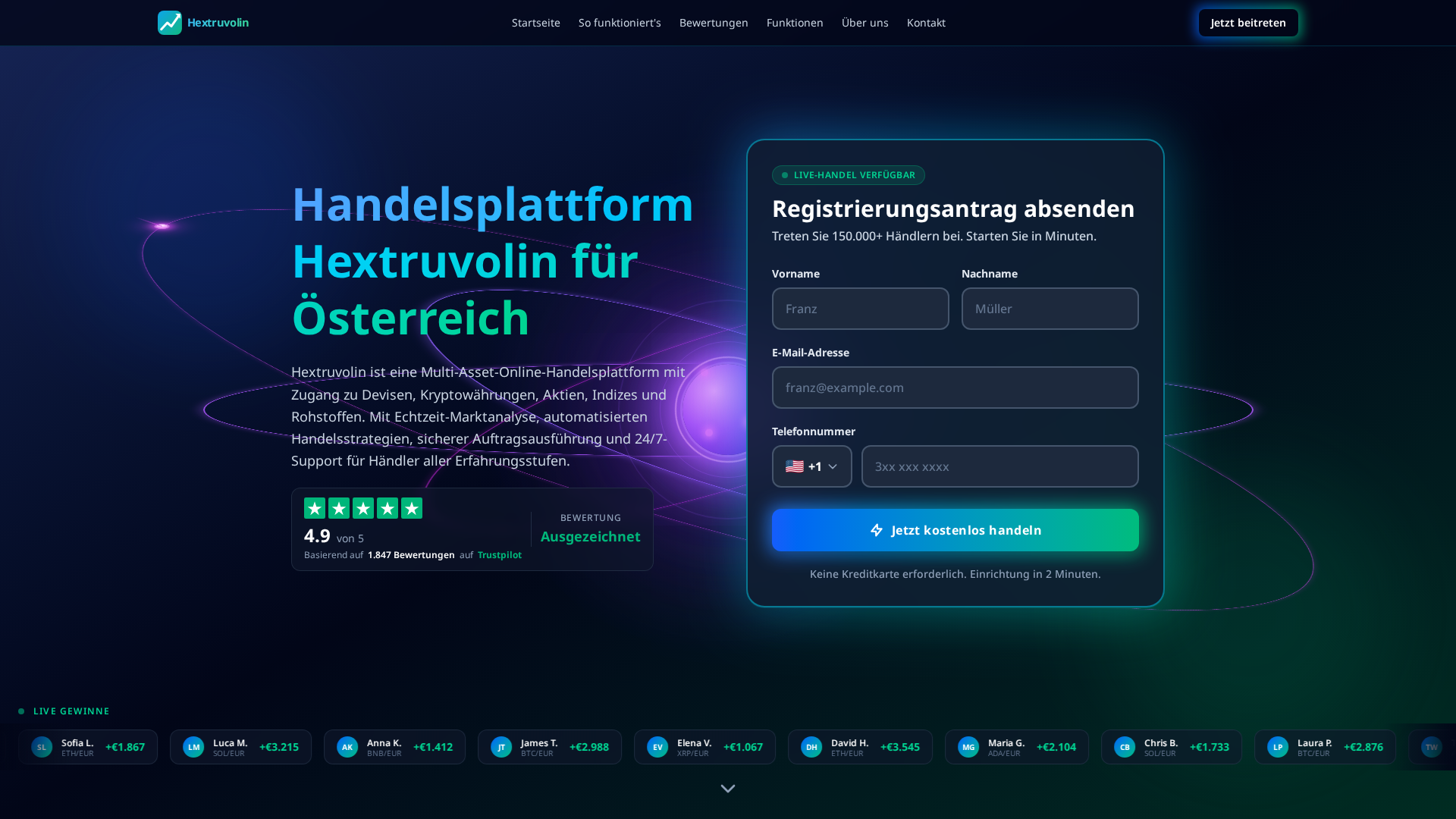 Screenshot of hextruvolin.co.at