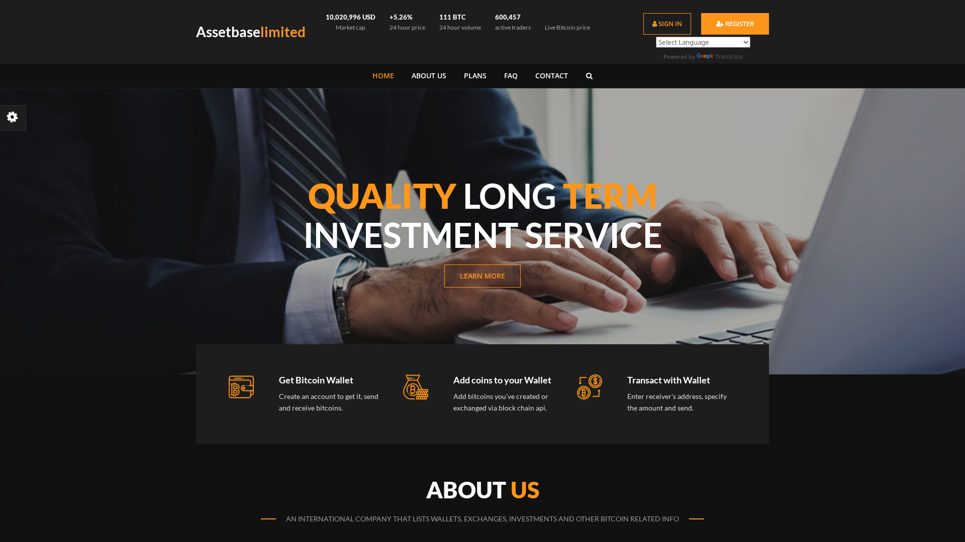Screenshot of assetbaselimited.org