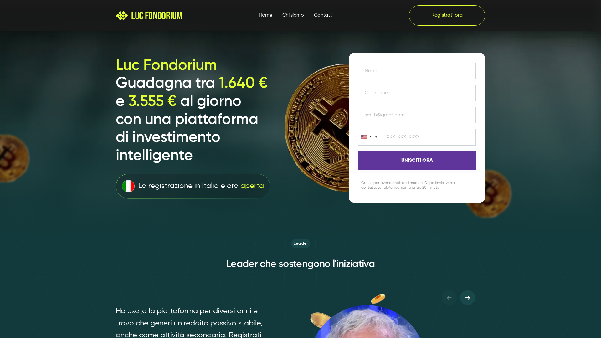 Screenshot of lucfondorium-ai.com