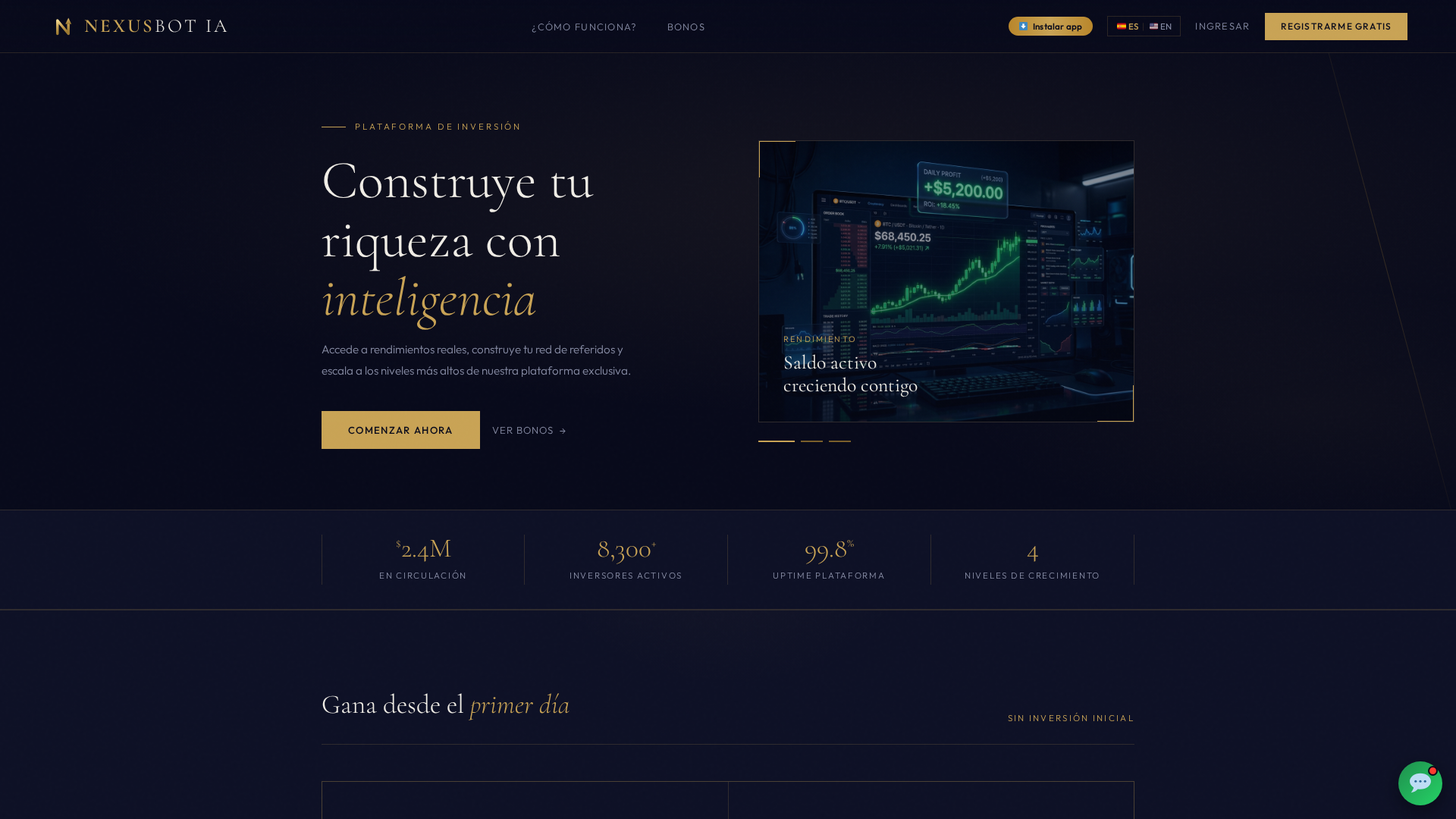 Screenshot of nexus-bots.site
