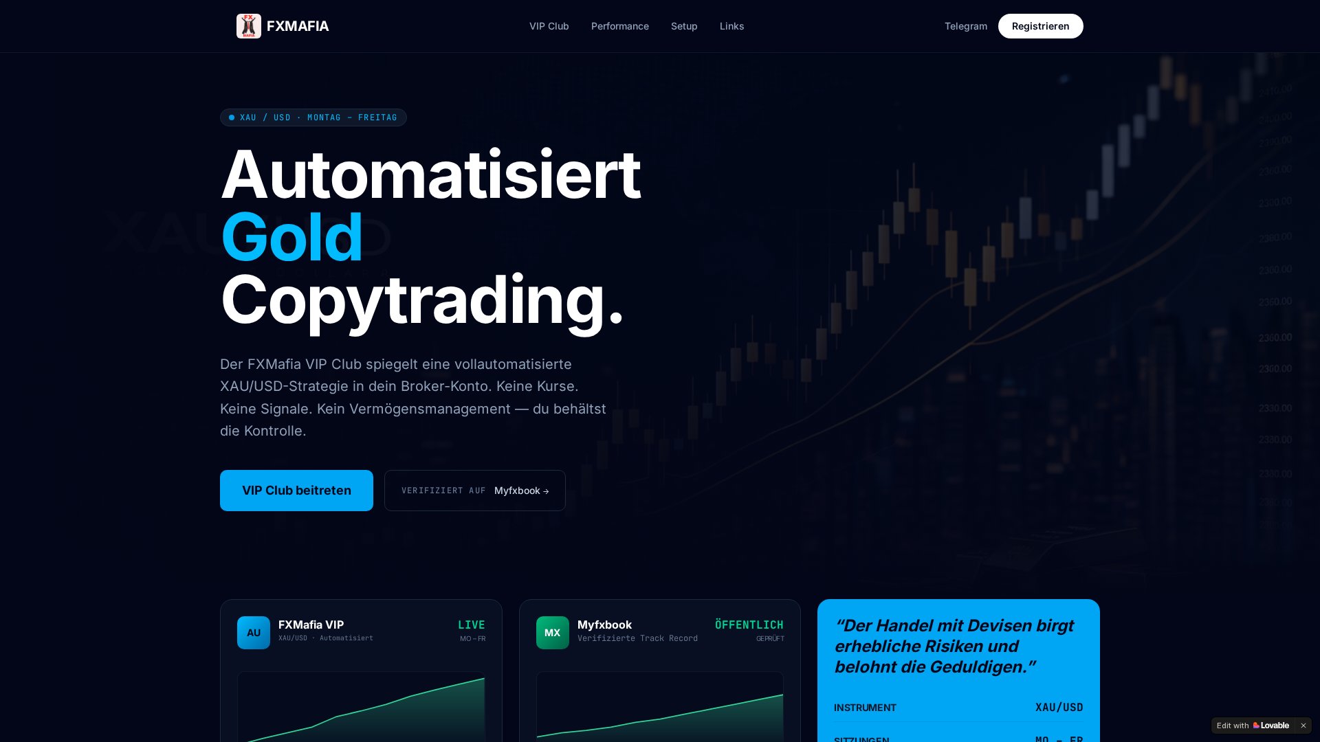 Screenshot of copytradingfxm.com