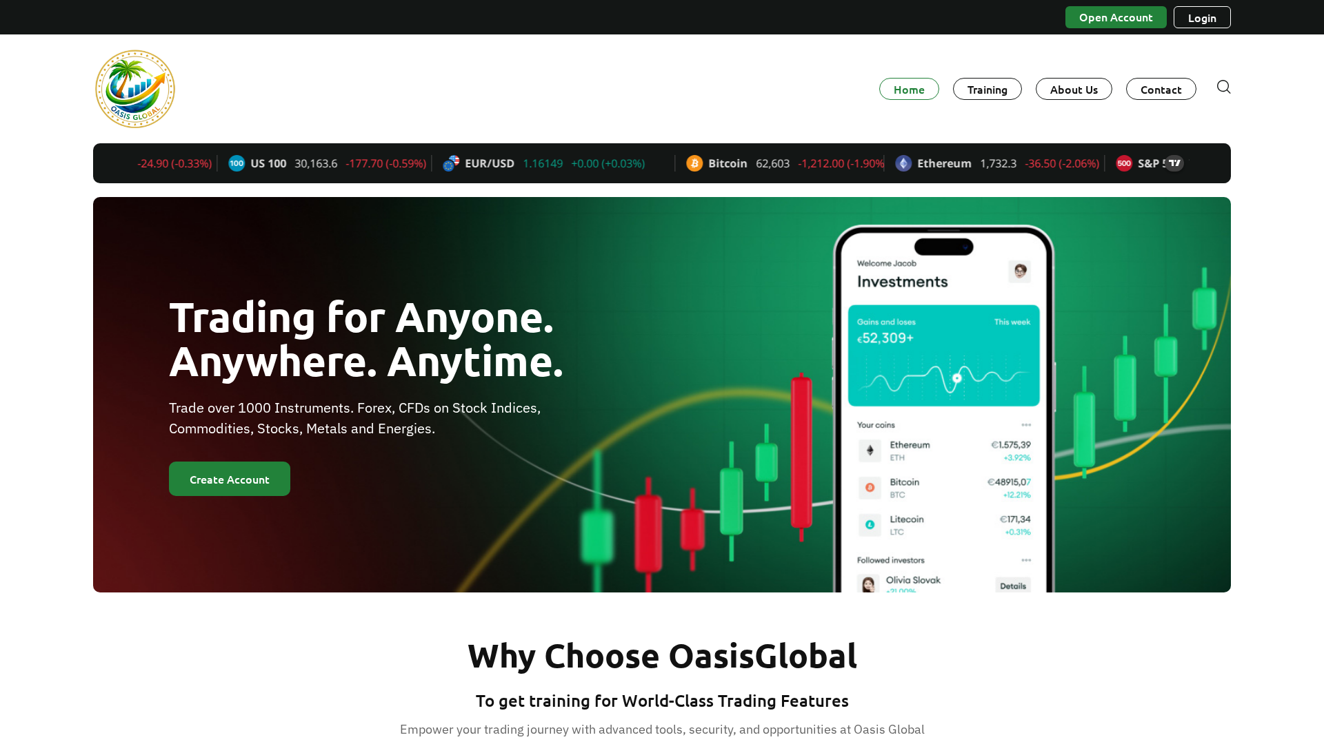 Screenshot of oasisglobal.live