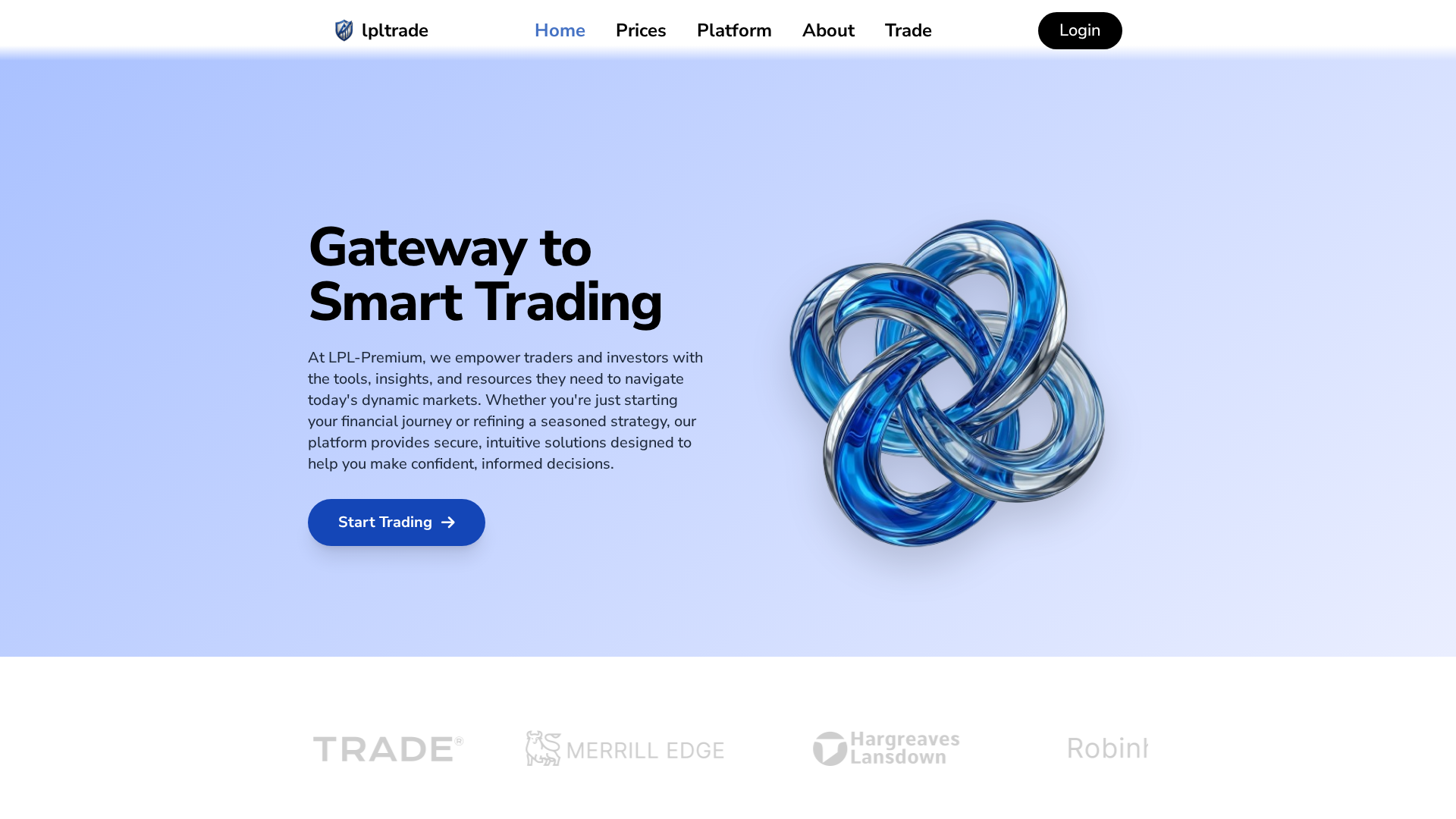 Screenshot of lpltrade.io