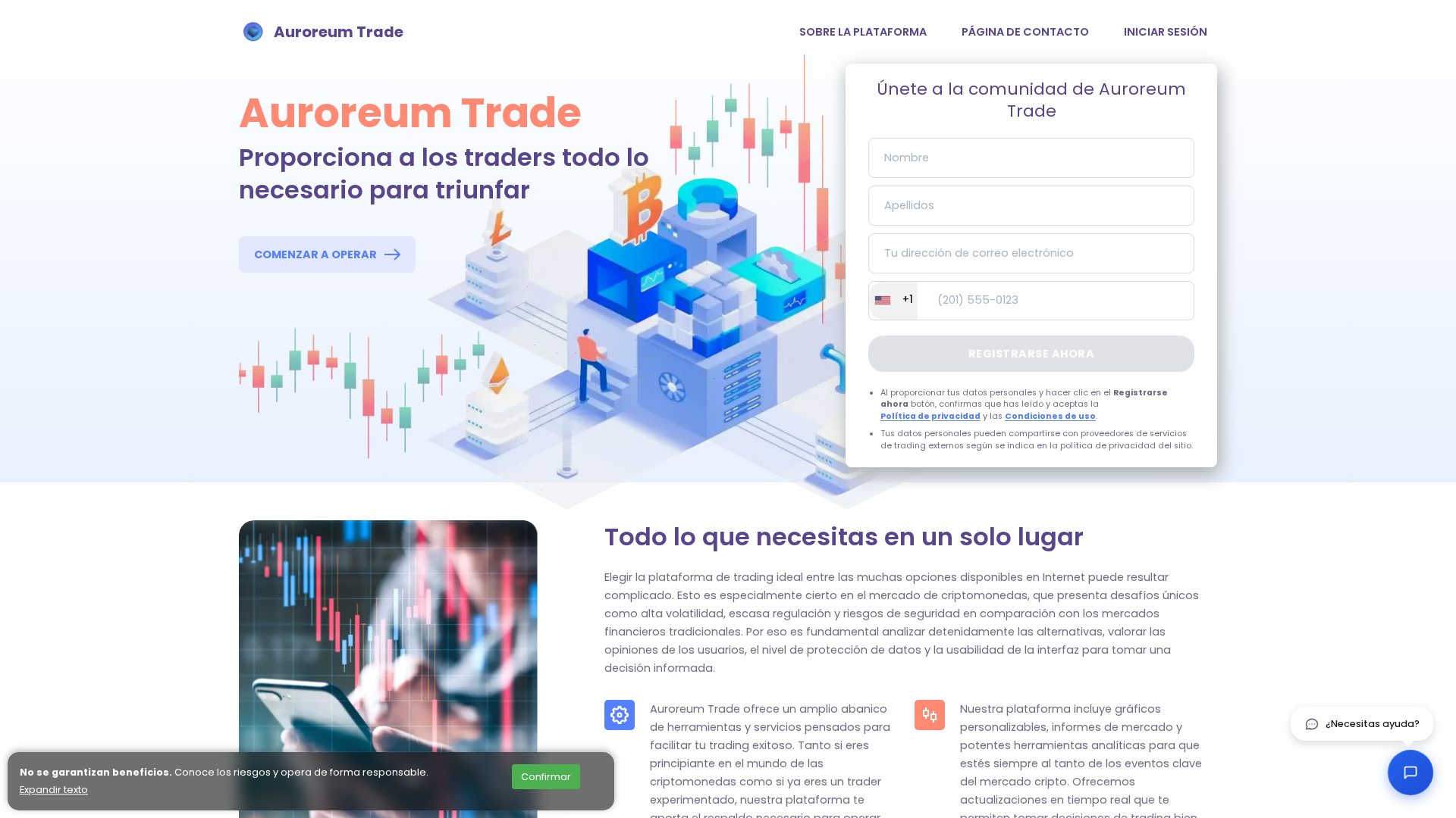 Screenshot of auroreum-trade.sbs