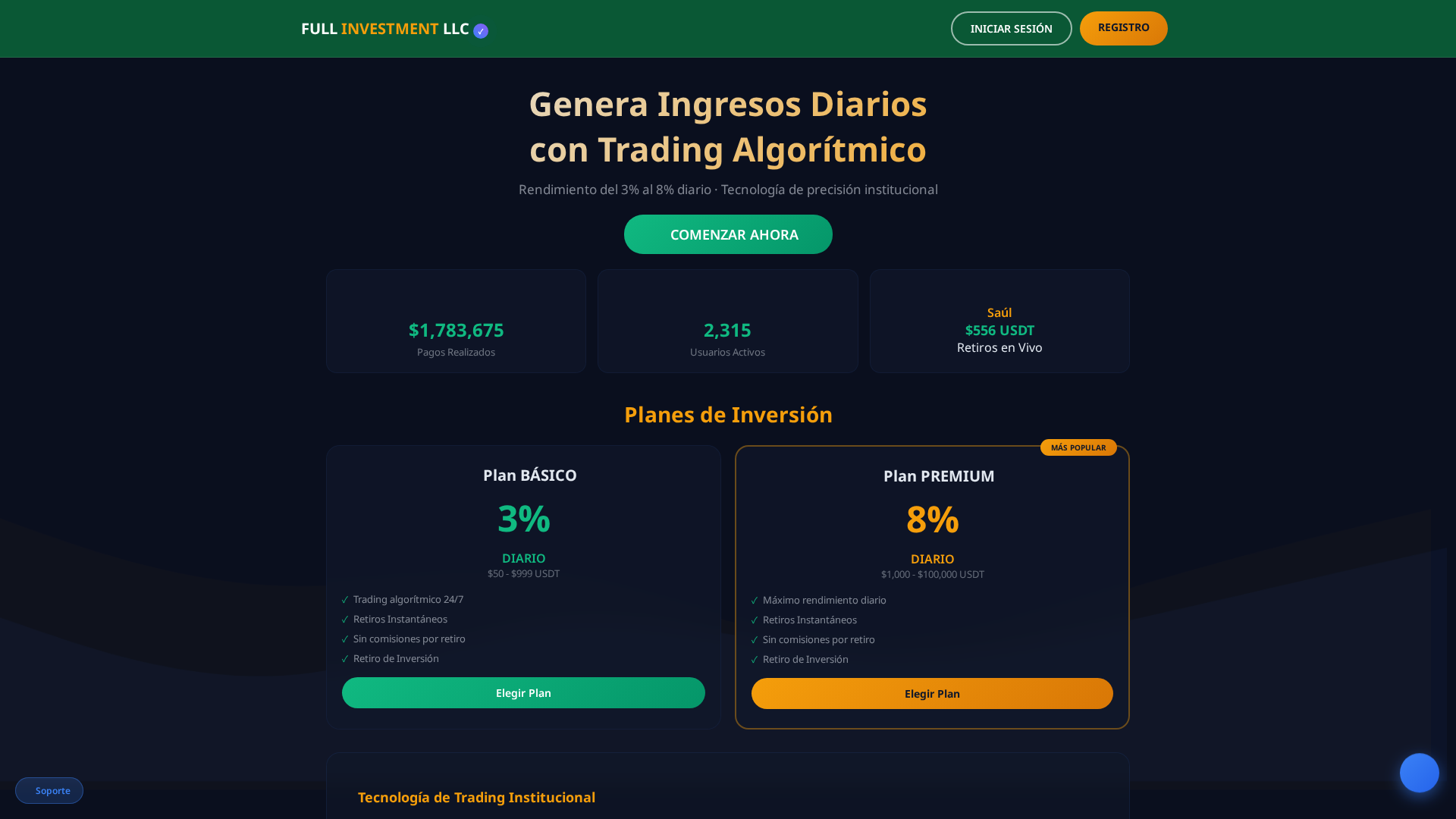 Screenshot of fullinvestmentllc.com