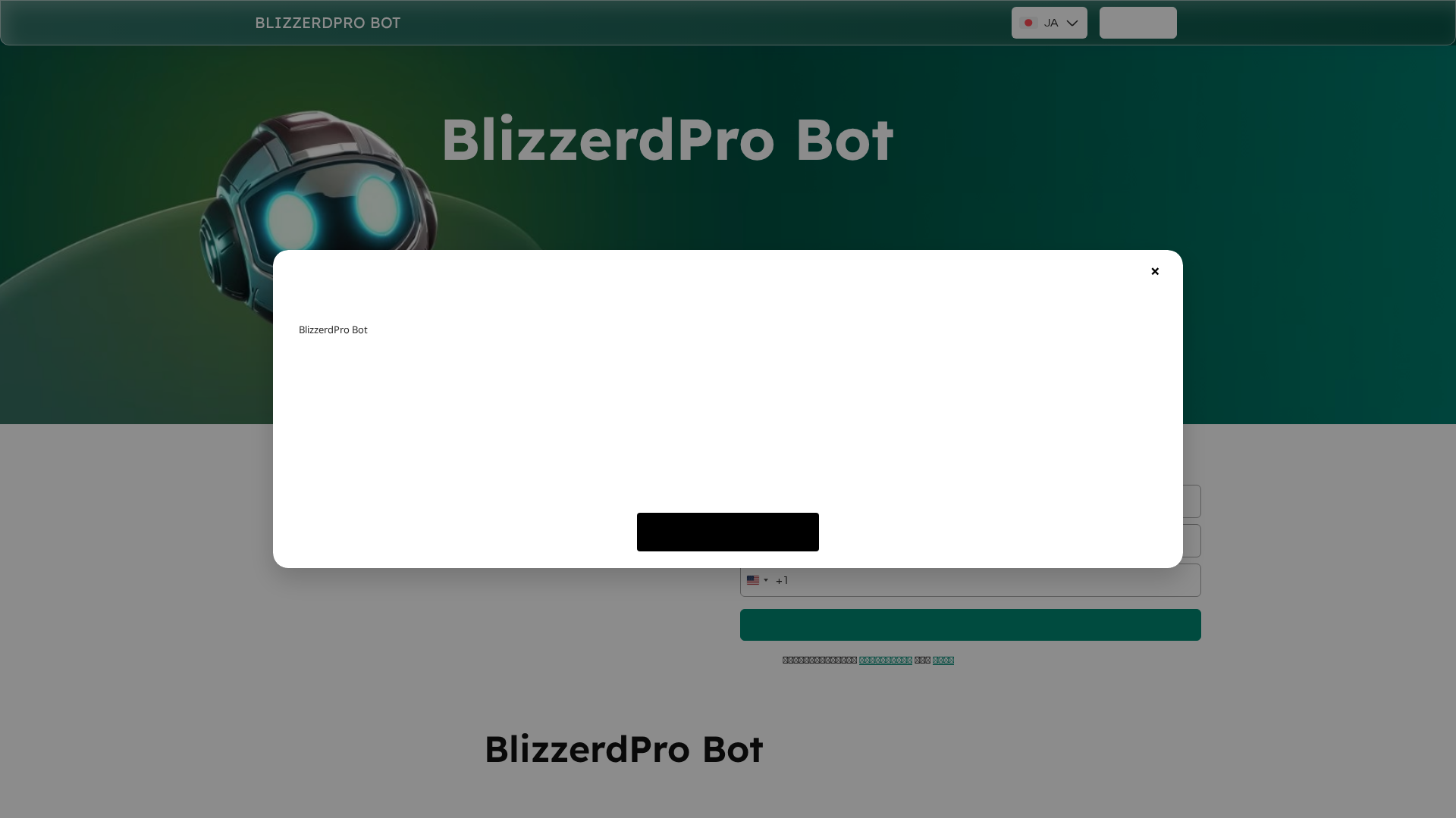 Screenshot of blizzerdpro-bot-app.live