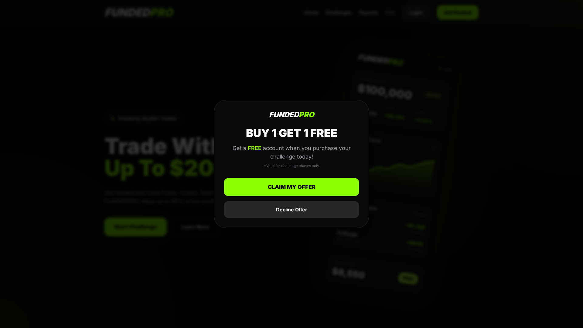 Screenshot of fundedpro.live
