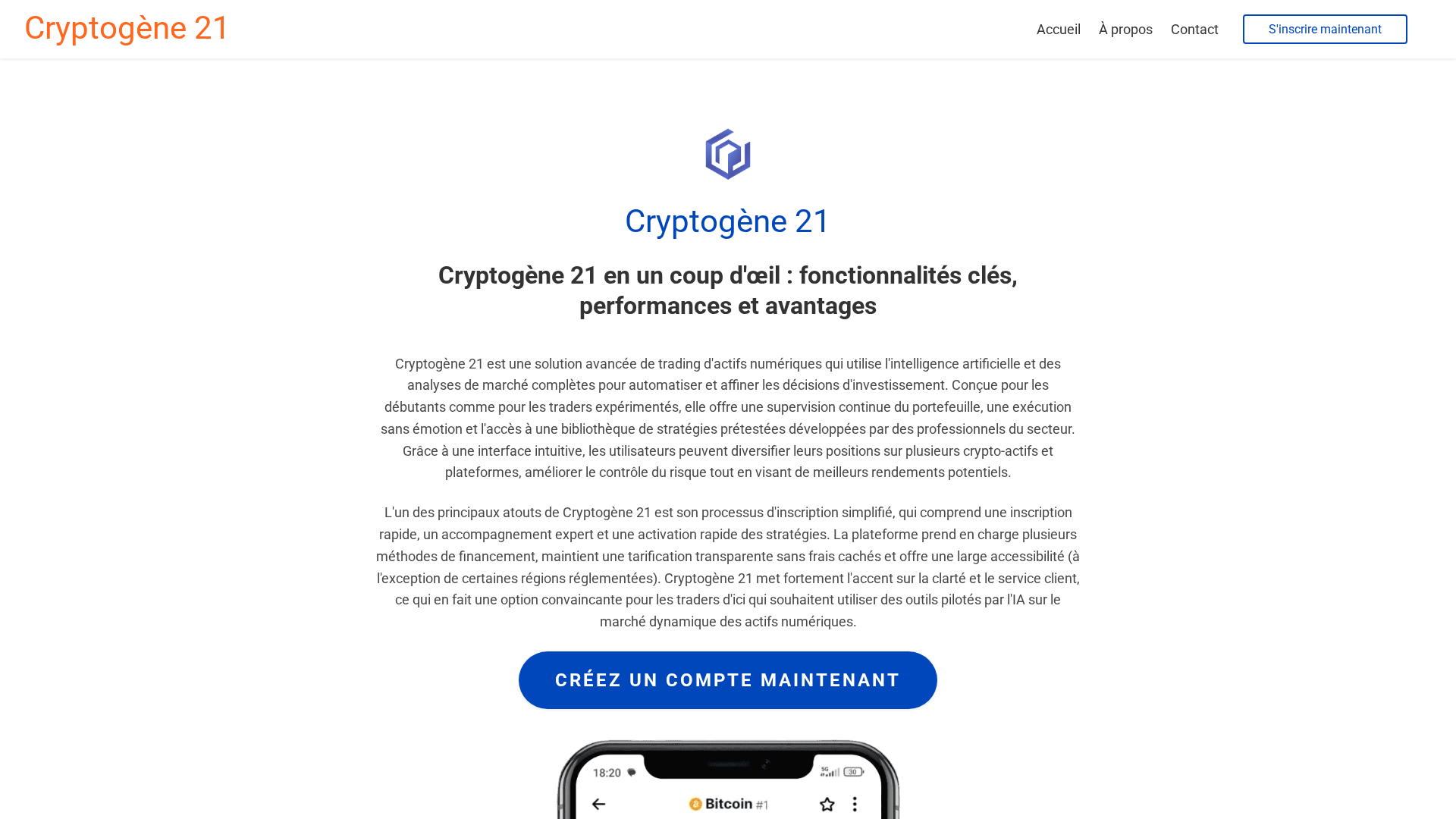 Screenshot of cryptogene21-fr.com