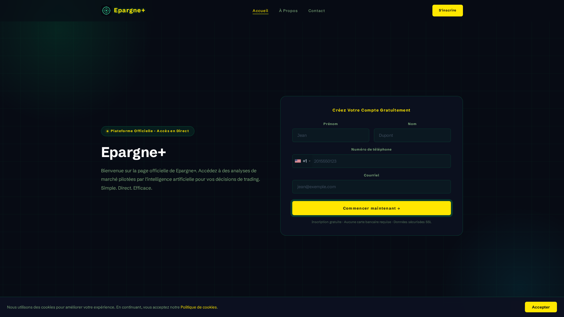 Screenshot of epargne-crypto.com