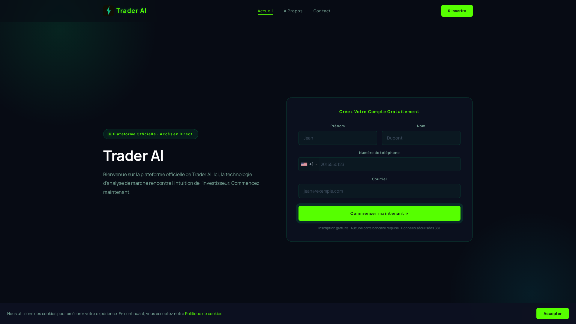 Screenshot of traderal-crypto.com