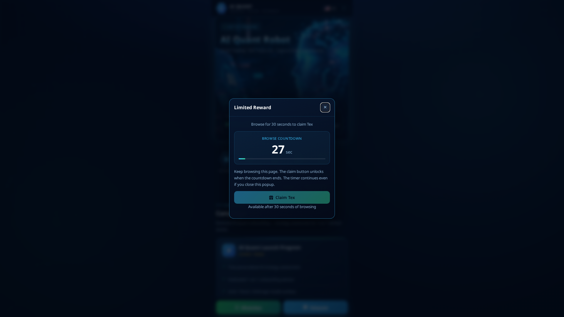 Screenshot of ai-quant1.com