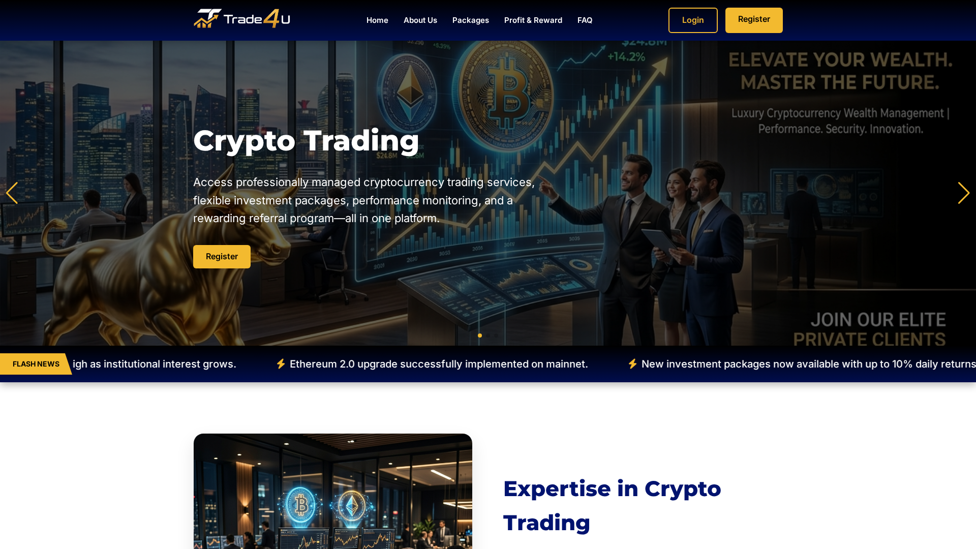 Screenshot of boottrading.com