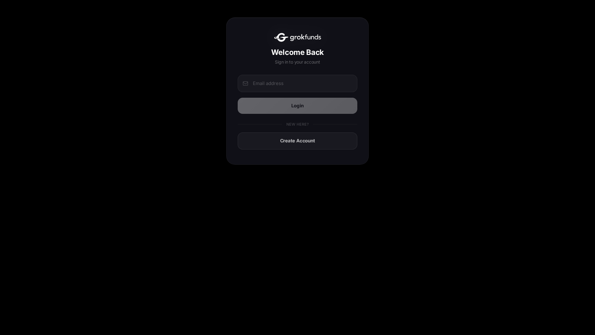 Screenshot of grokfunds.com