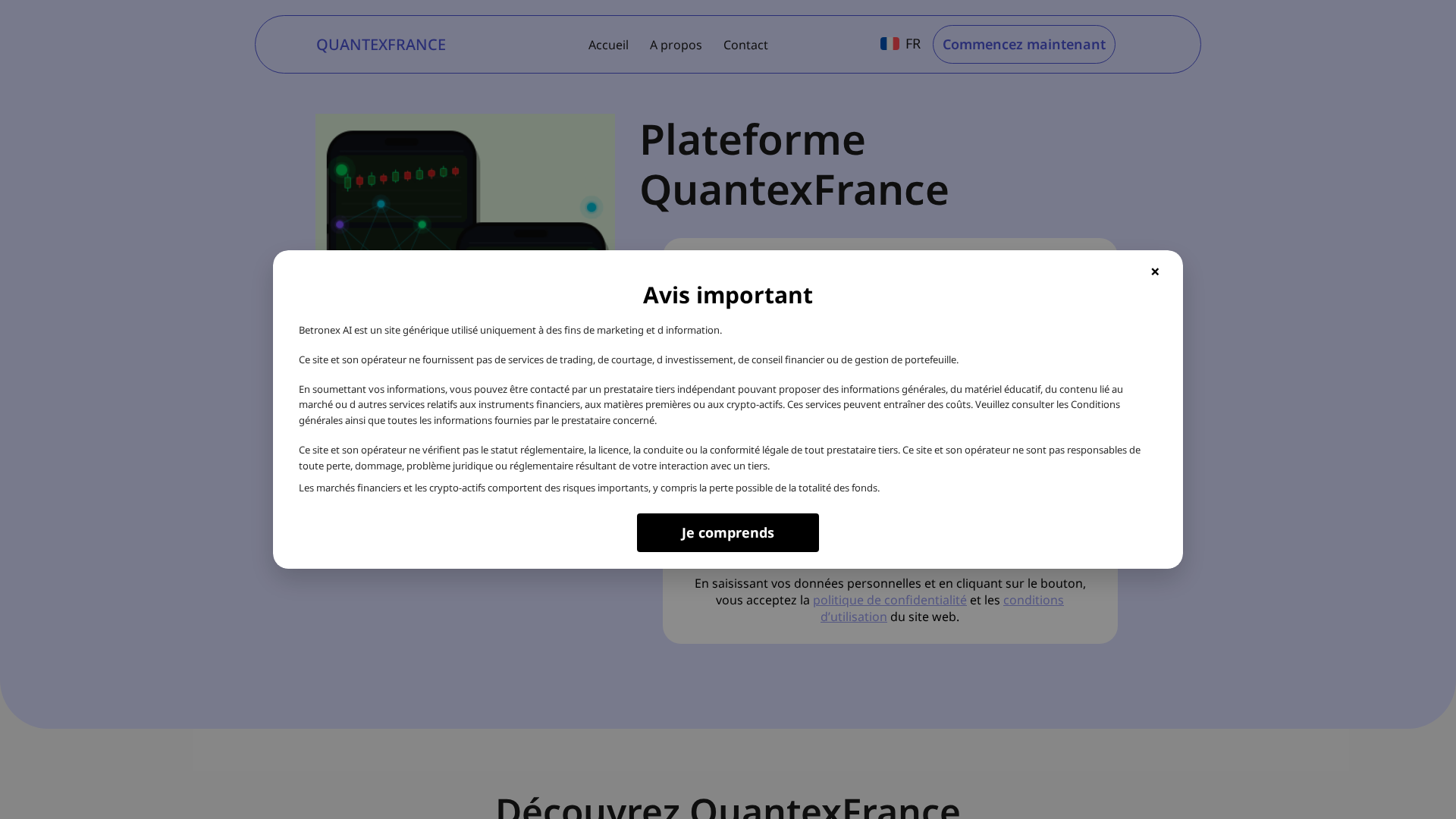 Screenshot of quantexfrance.sbs