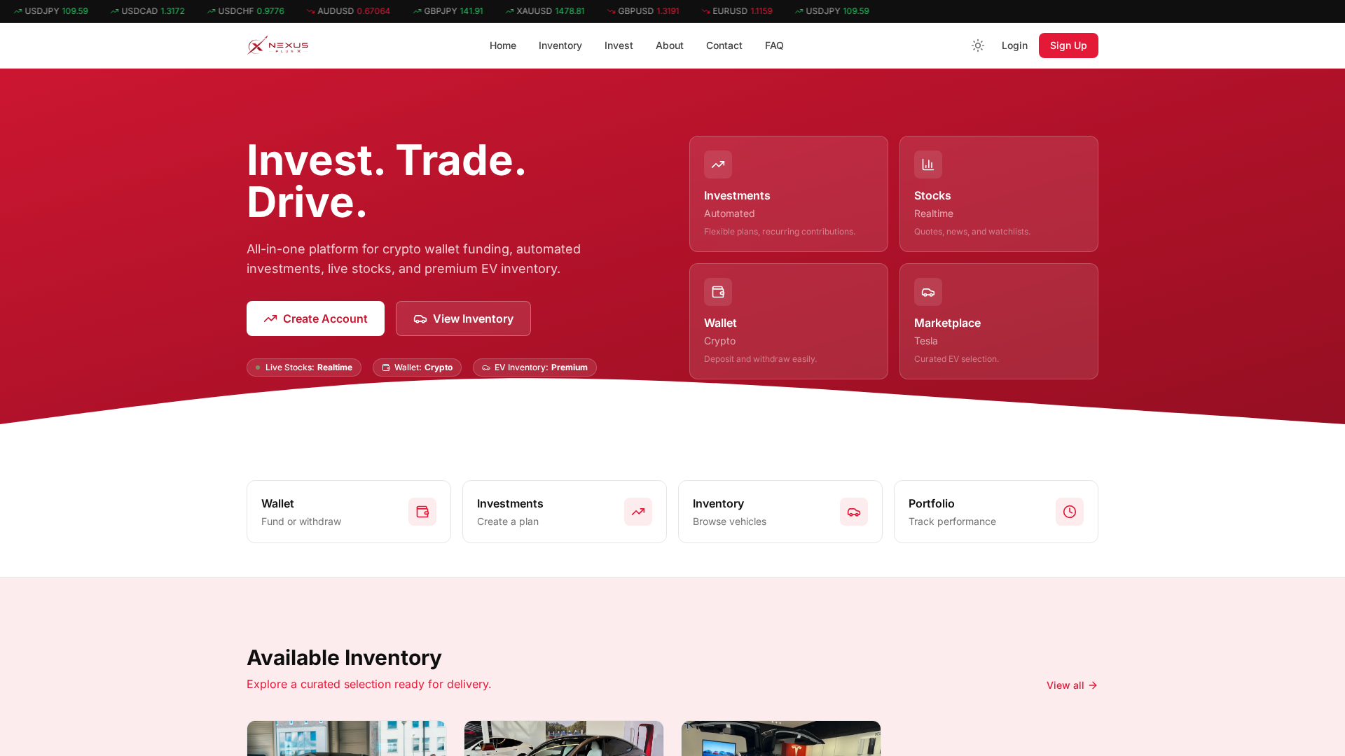 Screenshot of nexusplusx.com