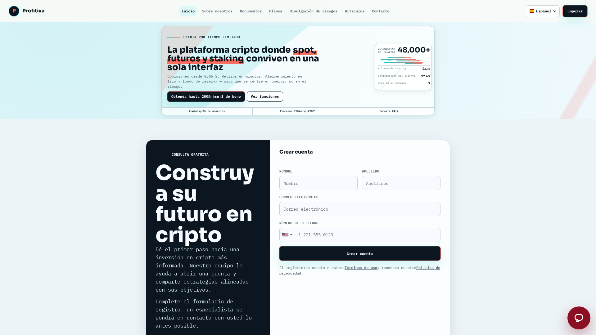 Screenshot of profitiva.net