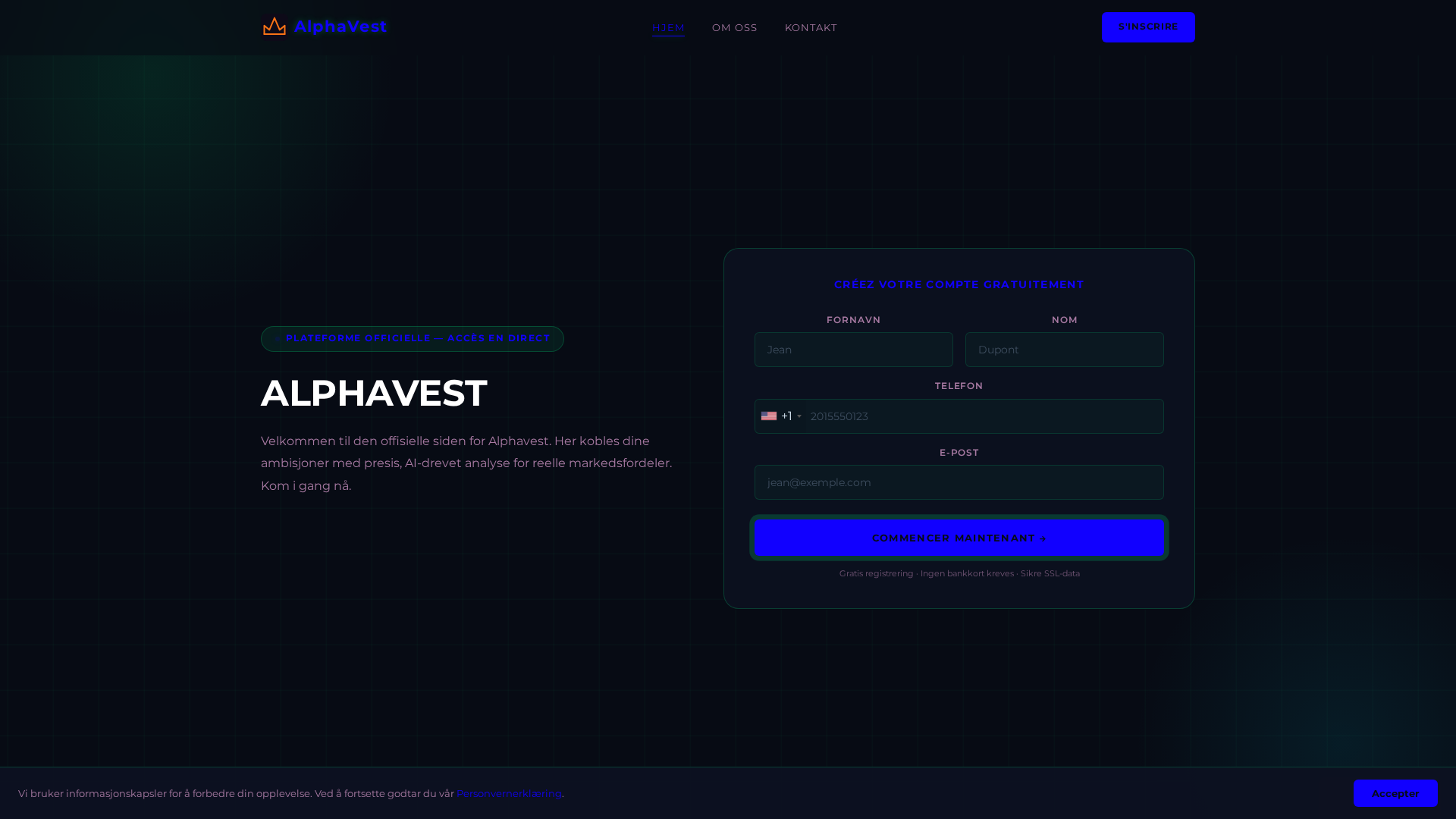Screenshot of alphavestplatform.com