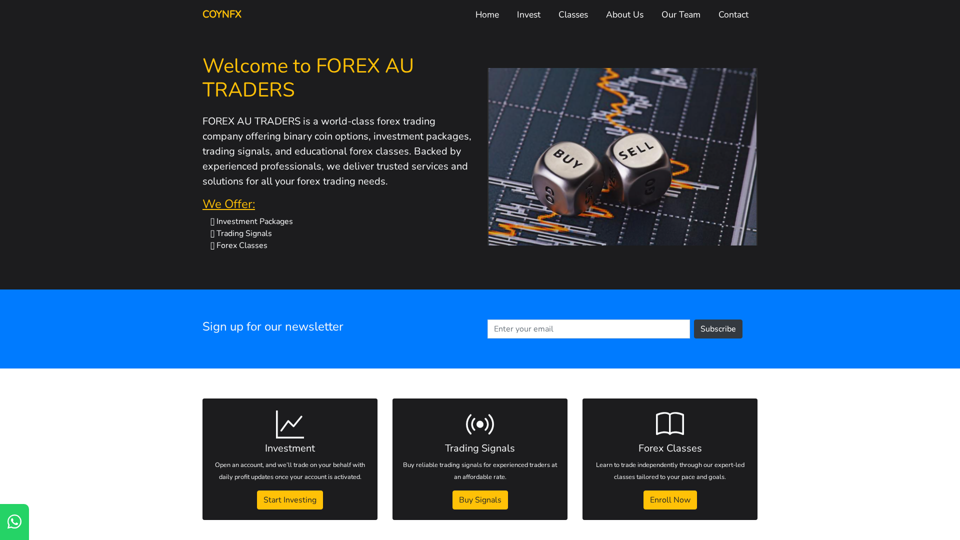 Screenshot of worldfxbureau.com