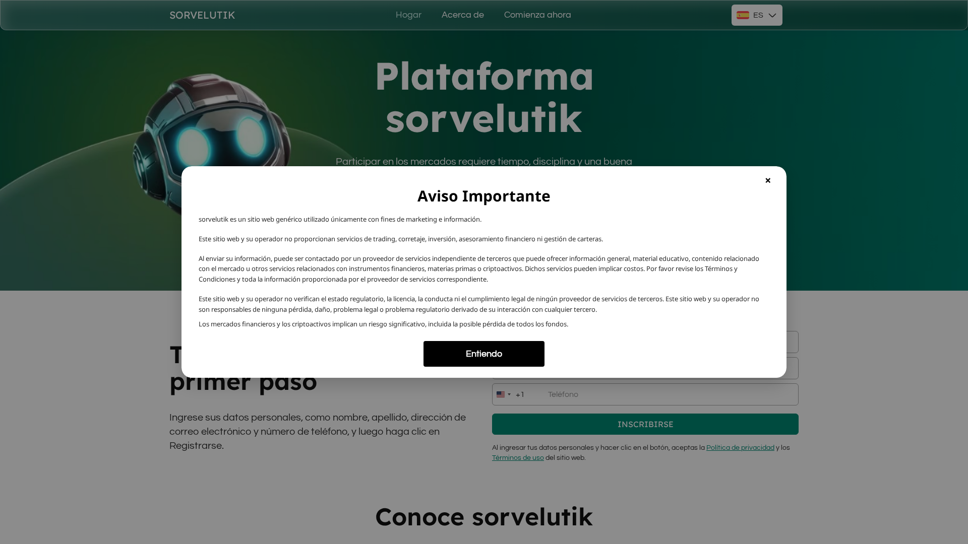 Screenshot of sorvelutik-ai-app.live