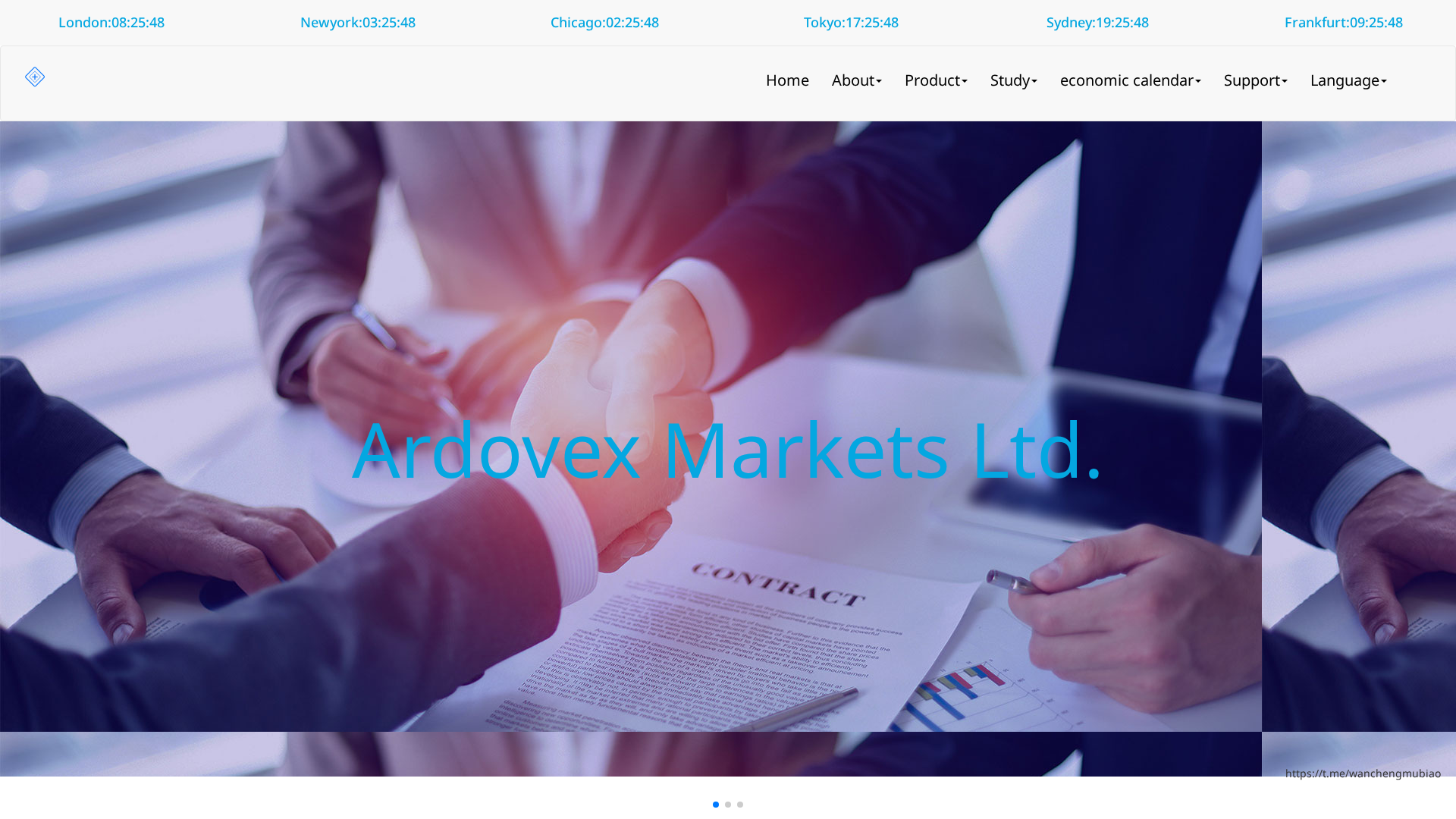 Screenshot of ardovexmarkets.com
