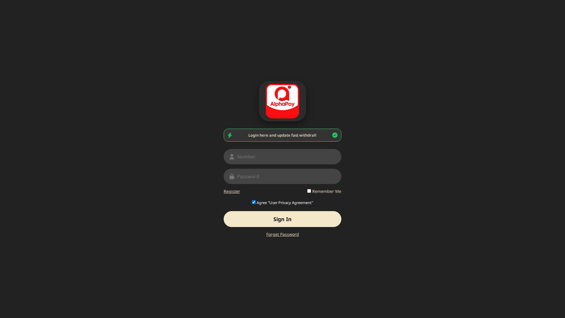 Screenshot of mobilev-alphapayvip.online