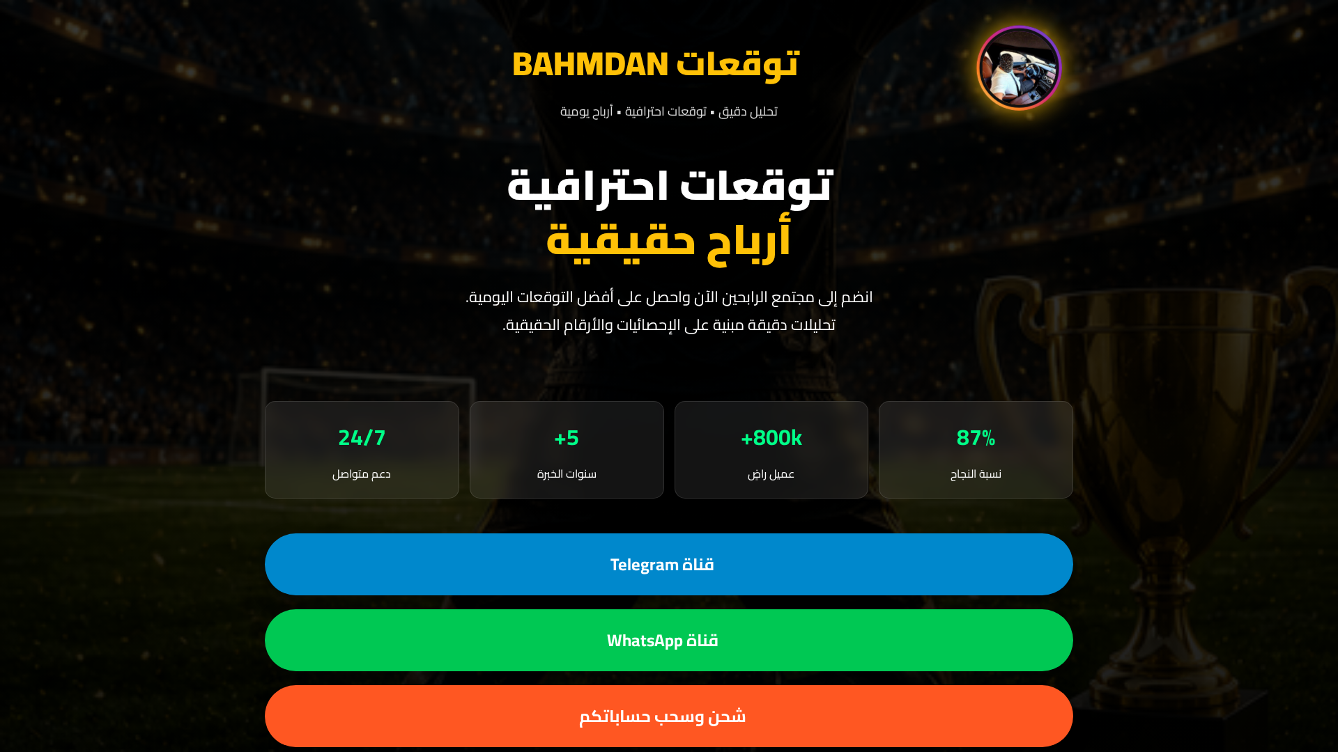 Screenshot of bahmdan.pro