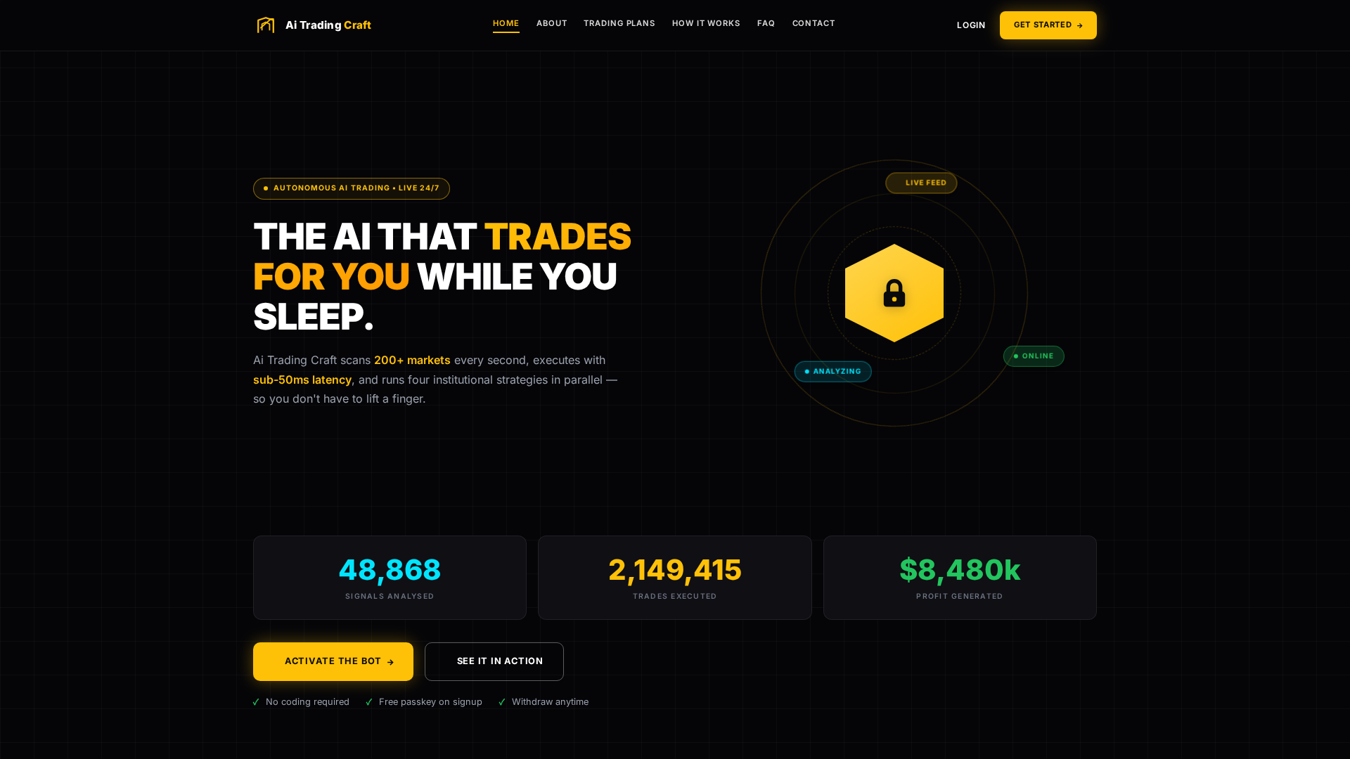 Screenshot of aitradingcraft.com