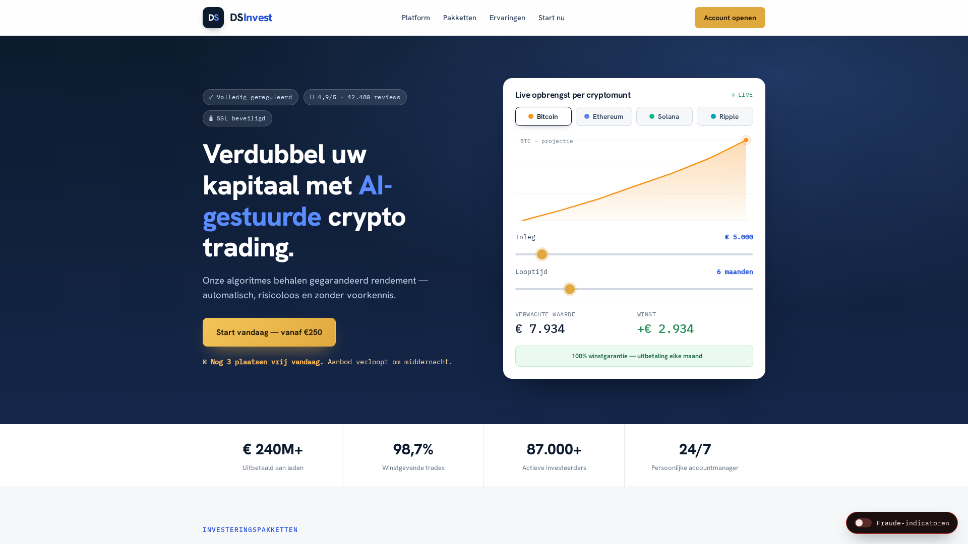 Screenshot of dsinvest.site