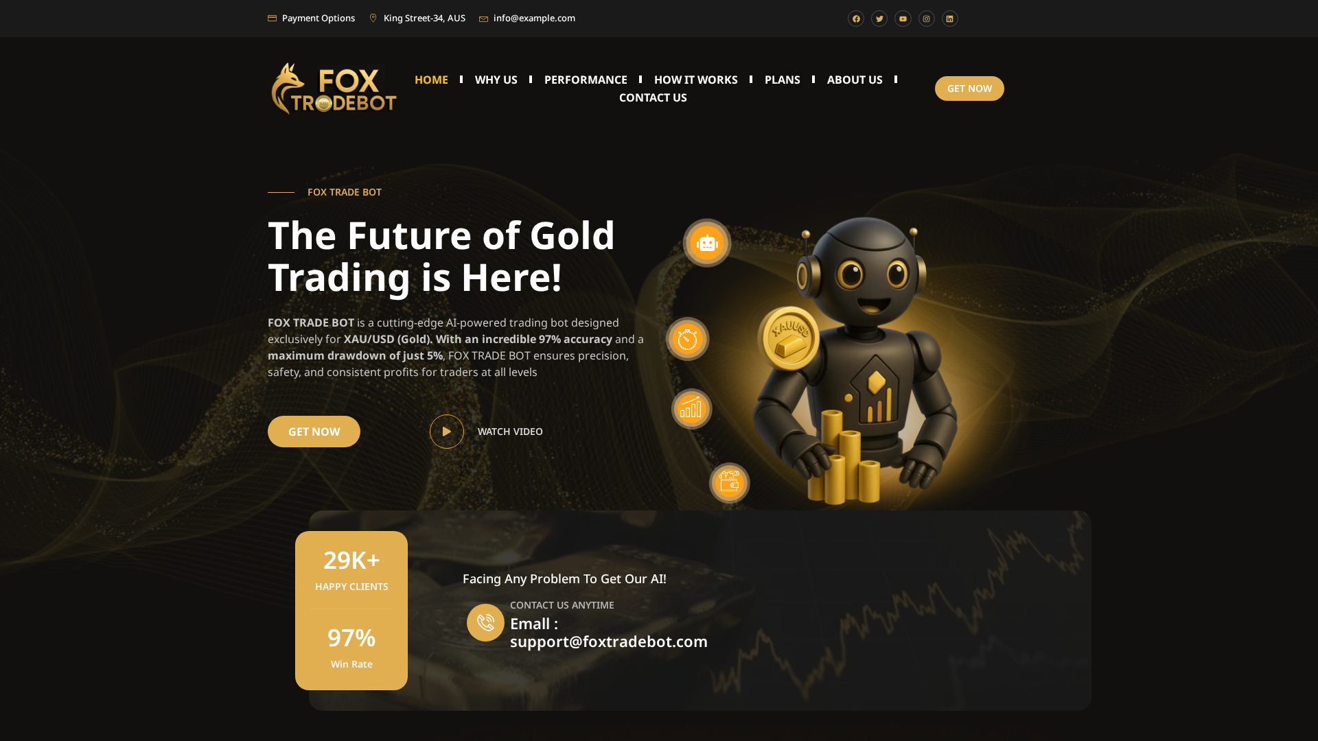 Screenshot of foxtradebot.com