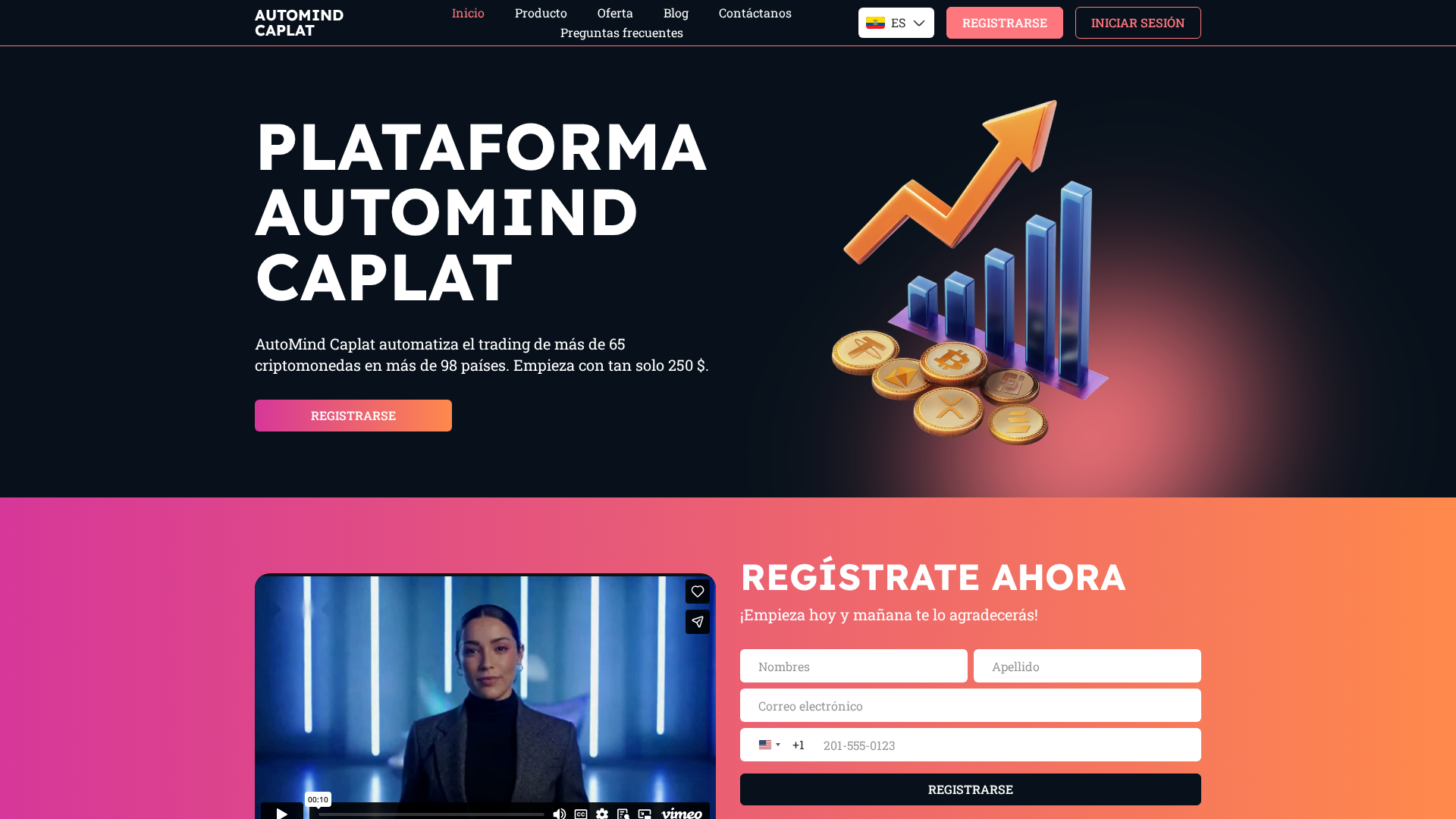 Screenshot of automind-caplat.com